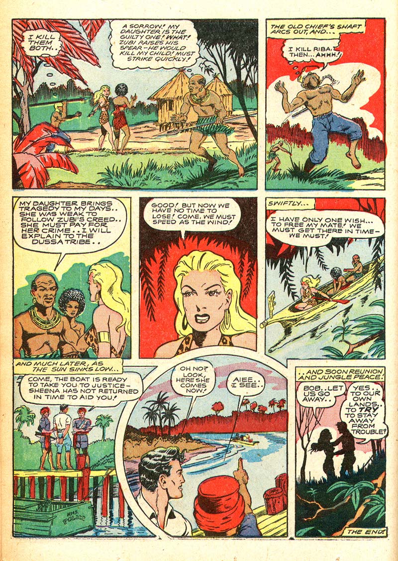 Read online Sheena, Queen of the Jungle (1942) comic -  Issue #4 - 24