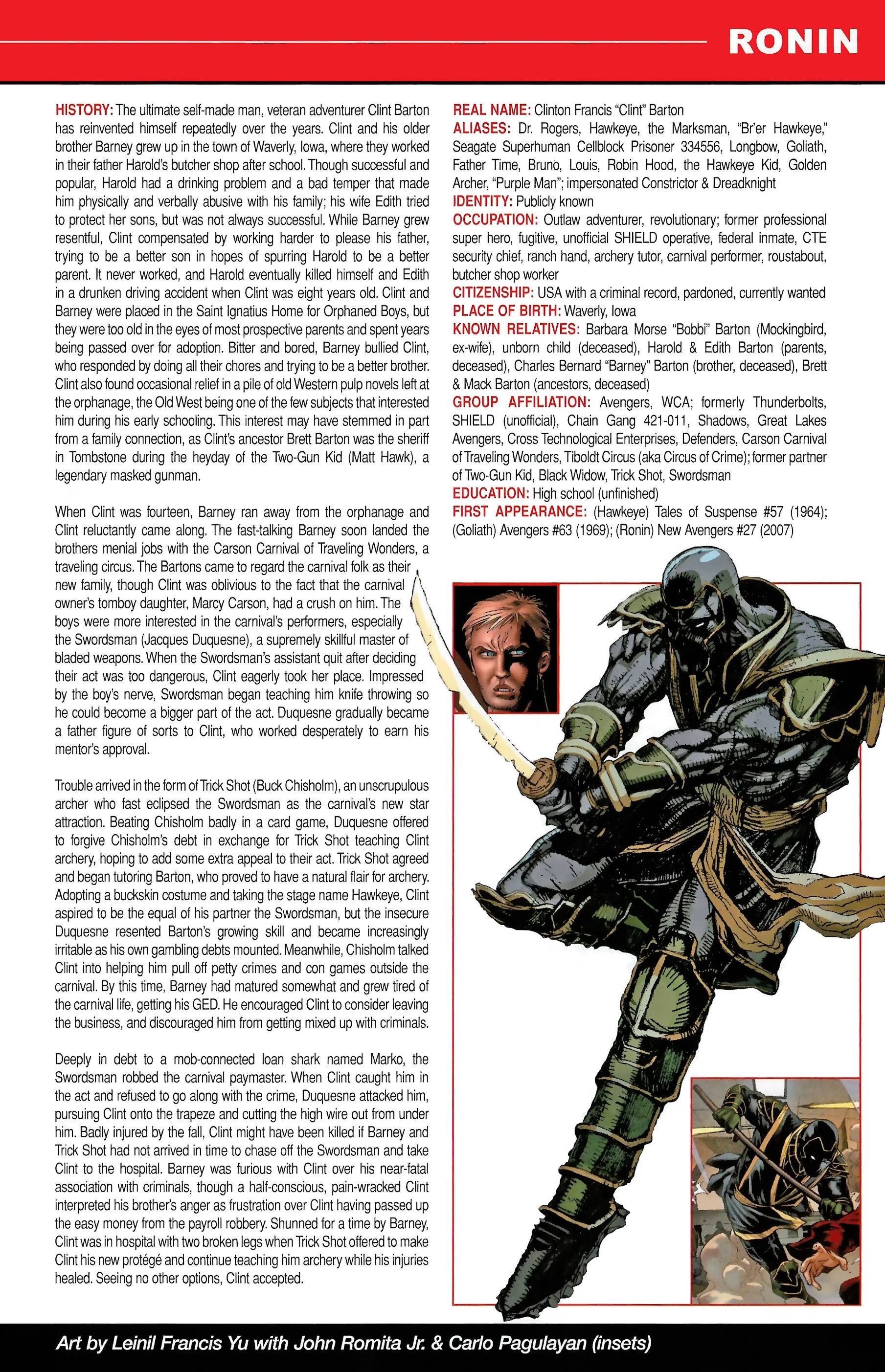 Read online Official Handbook of the Marvel Universe A to Z comic -  Issue # TPB 9 (Part 2) - 103