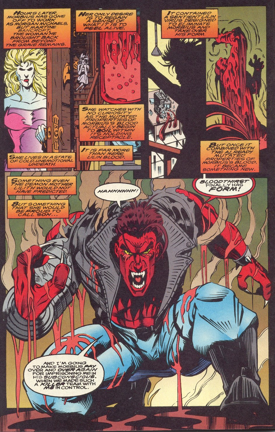 Read online Morbius: The Living Vampire (1992) comic -  Issue #20 - 8