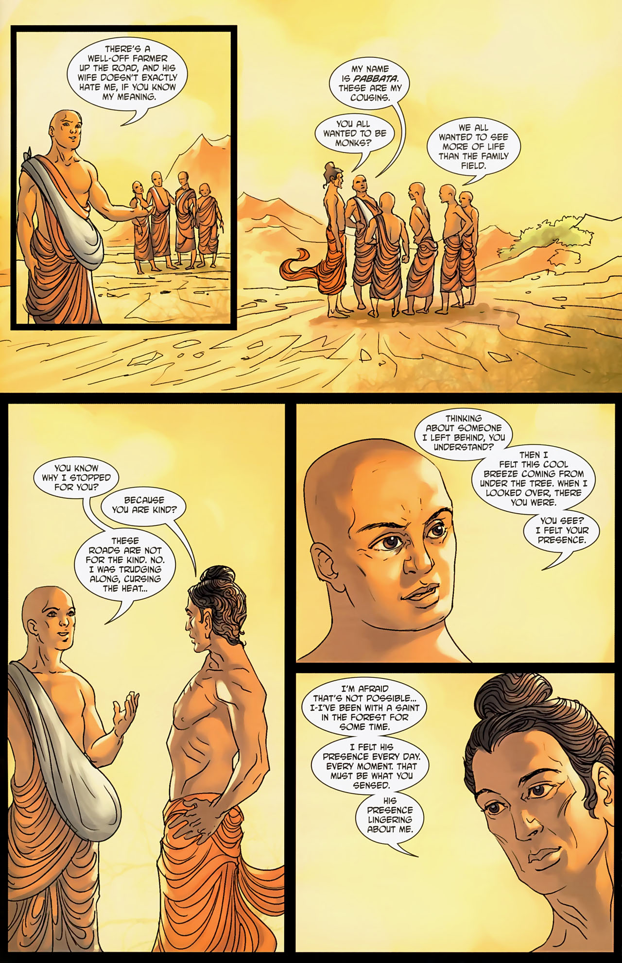 Read online Deepak Chopra's Buddha: A Story of Enlightenment comic -  Issue #4 - 25