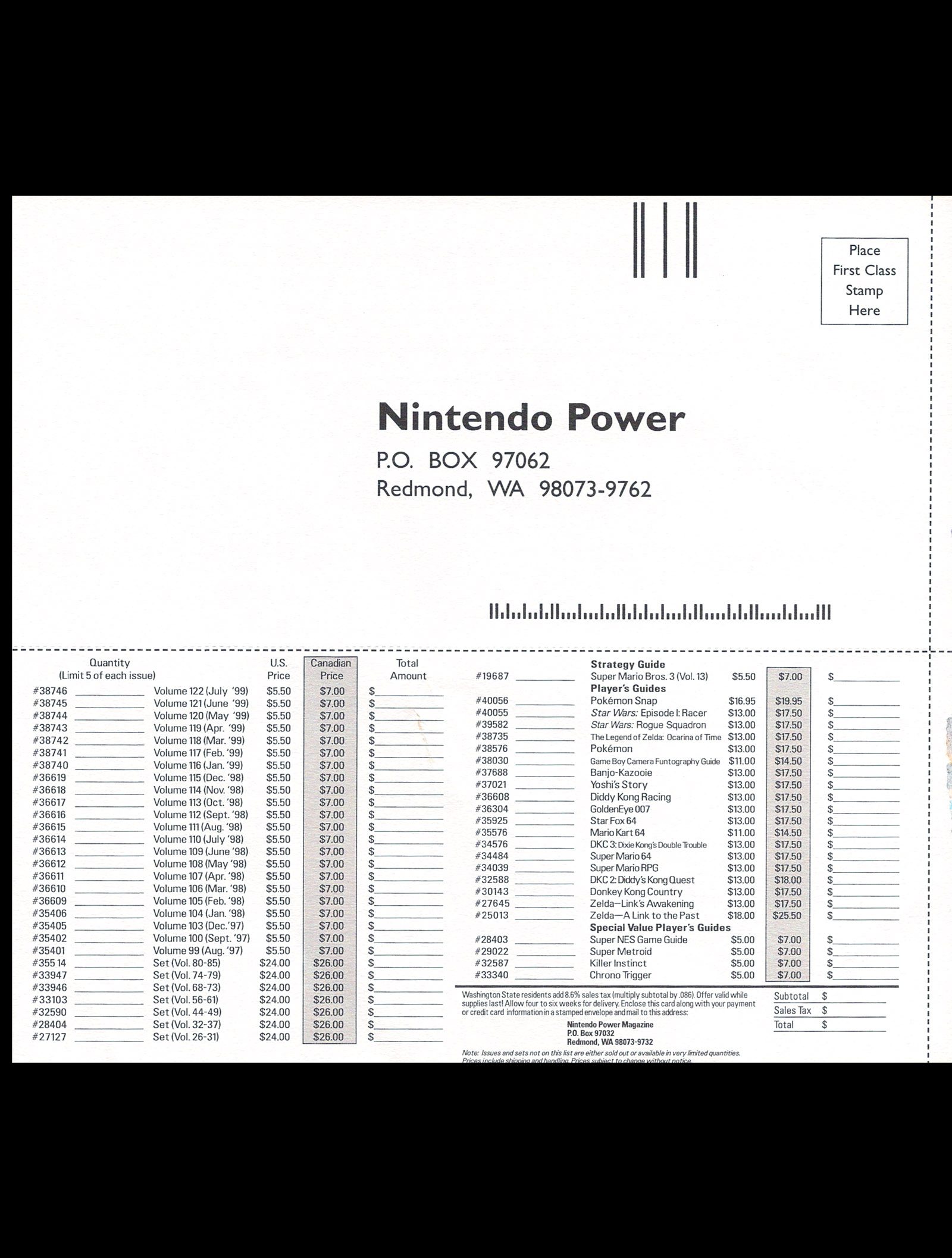 Read online Nintendo Power comic -  Issue #123 - 125