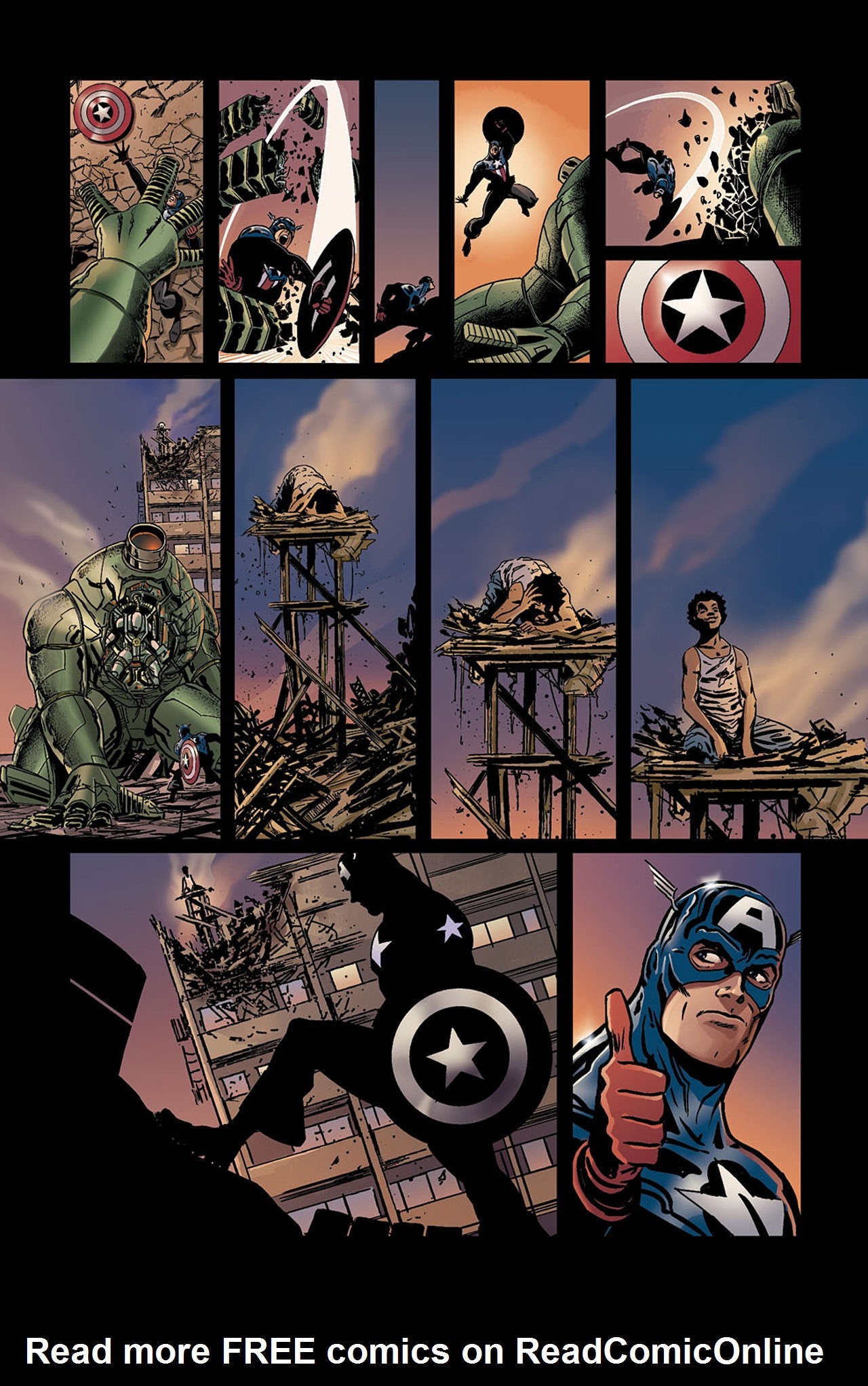 Read online Captain America: A Little Help comic -  Issue # Full - 11