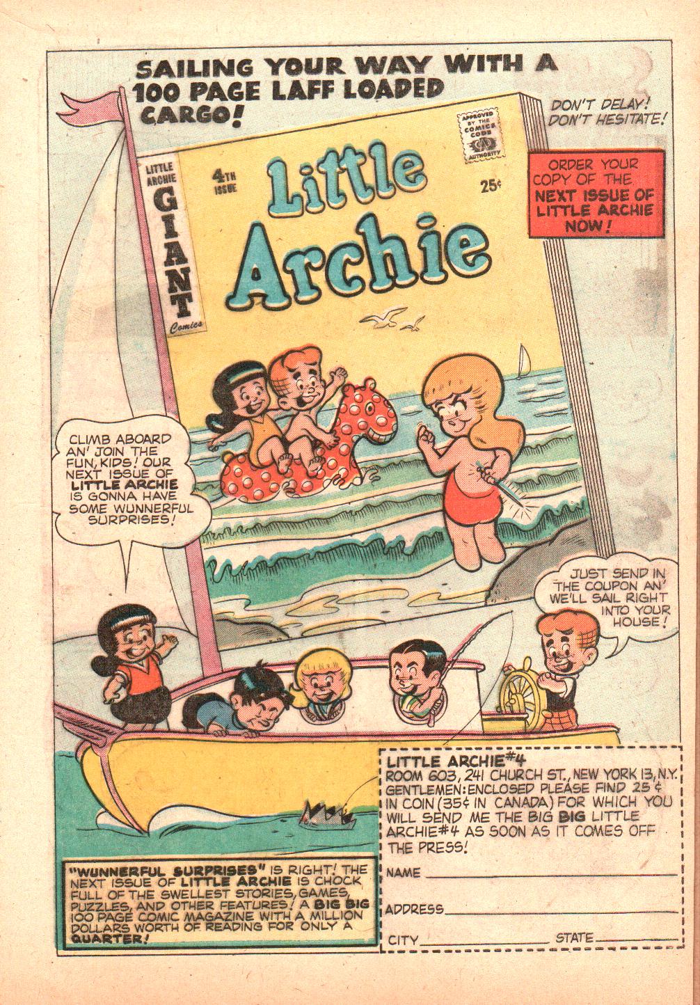Read online Little Archie (1956) comic -  Issue #3 - 37