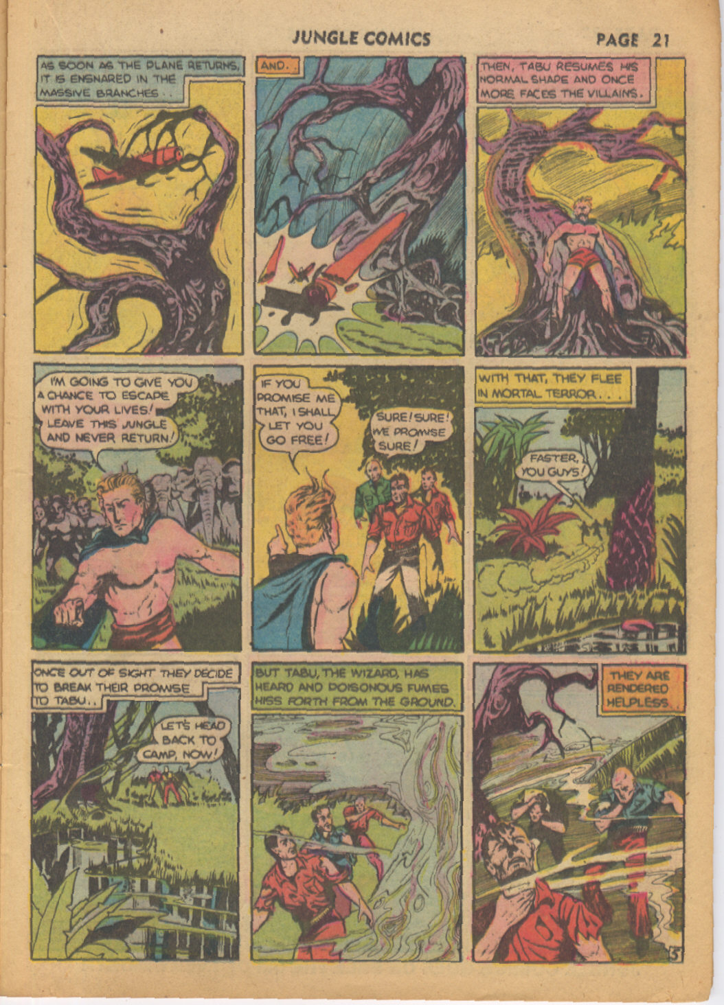 Read online Jungle Comics comic -  Issue #10 - 22