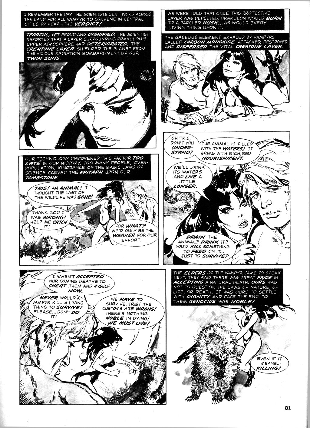 Read online Vampirella (1969) comic -  Issue #100 - 31