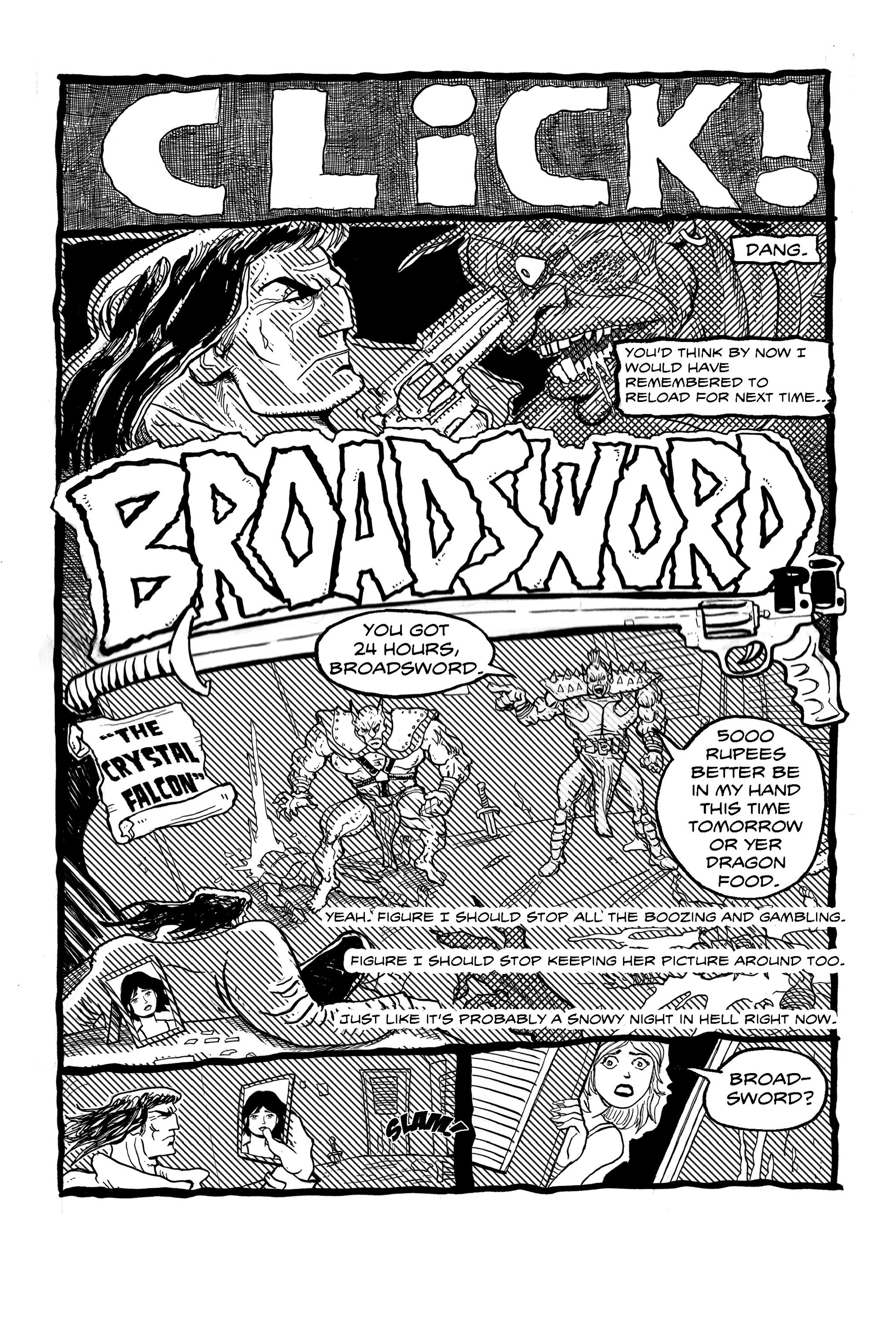 Read online Broadsword, P.I. comic -  Issue #1 - 8