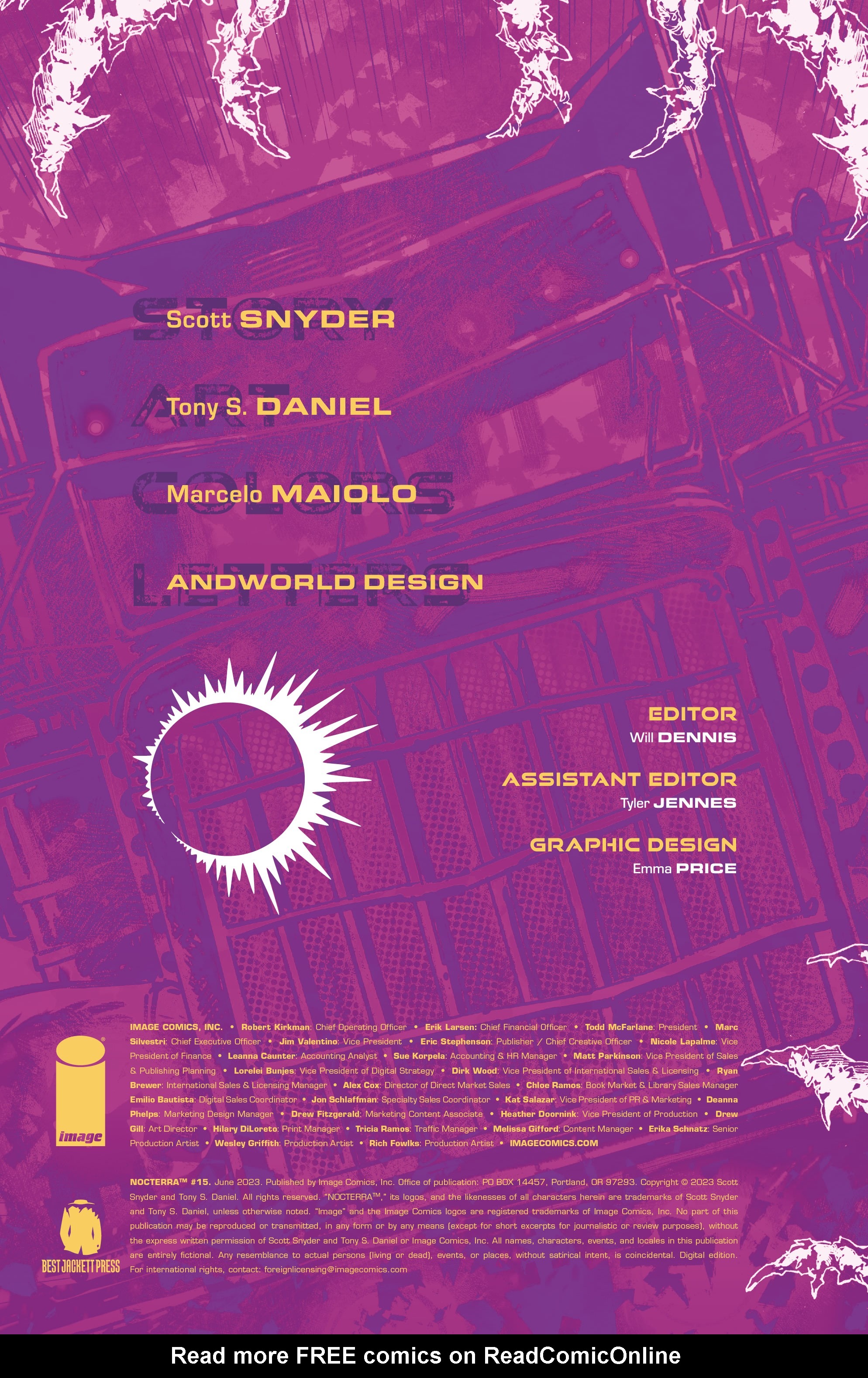 Read online Nocterra comic -  Issue #15 - 2