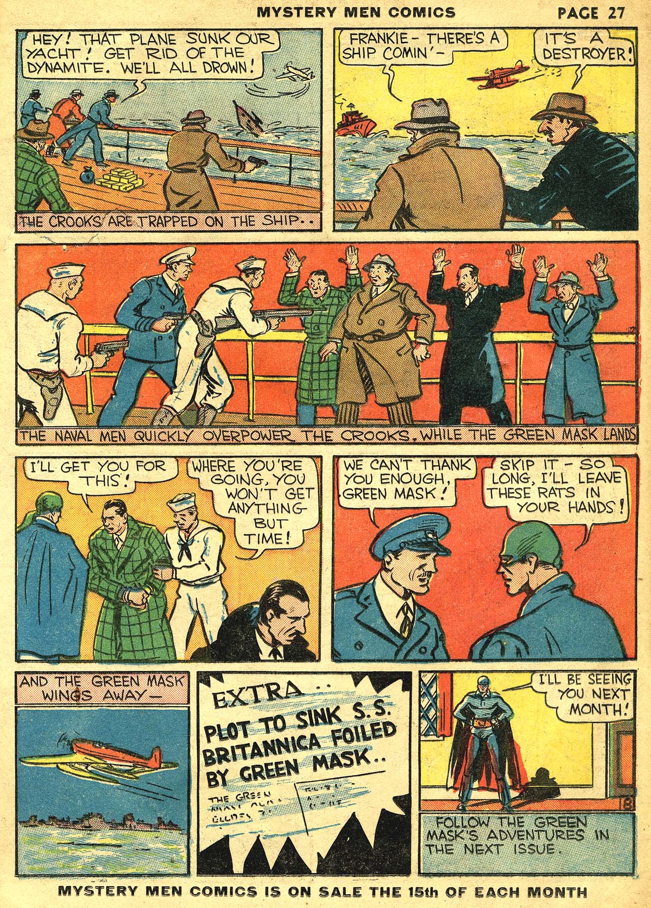 Read online Mystery Men Comics comic -  Issue #7 - 29