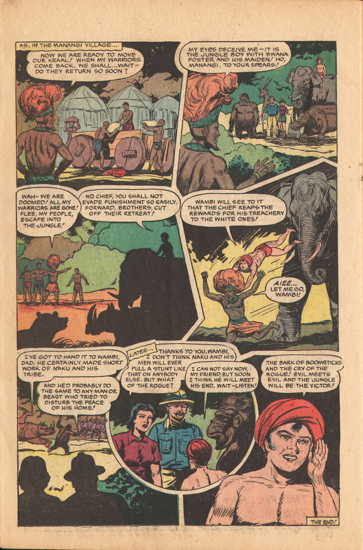 Read online Wambi Jungle Boy comic -  Issue #9 - 22