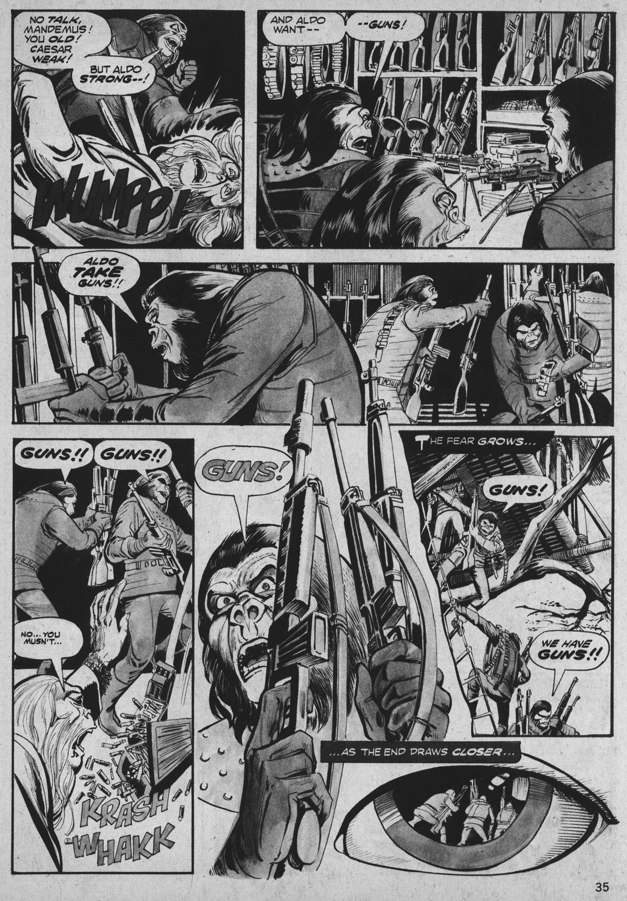Read online Planet of the Apes comic -  Issue #26 - 35