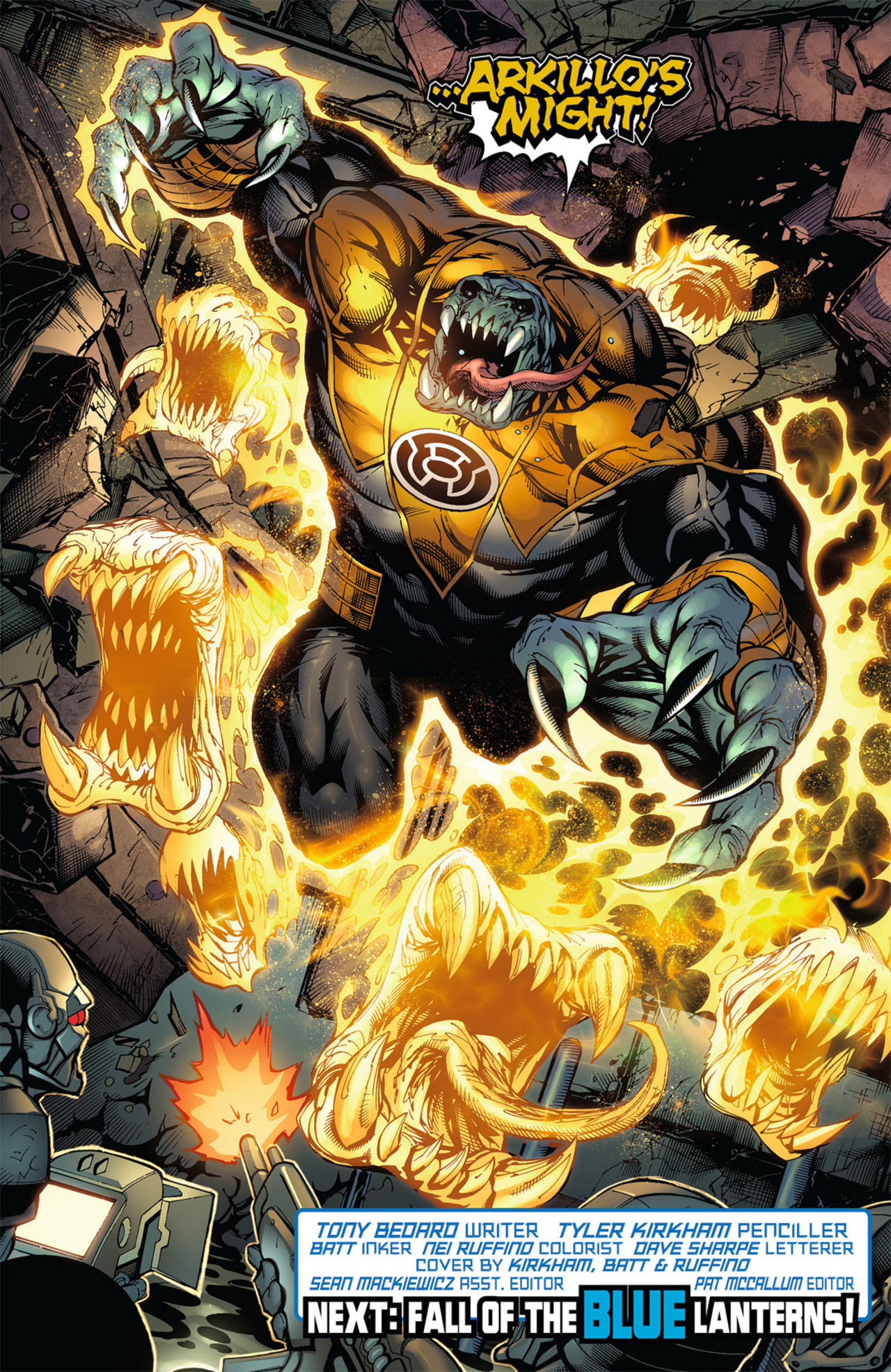 Read online Green Lantern: New Guardians comic -  Issue #8 - 21