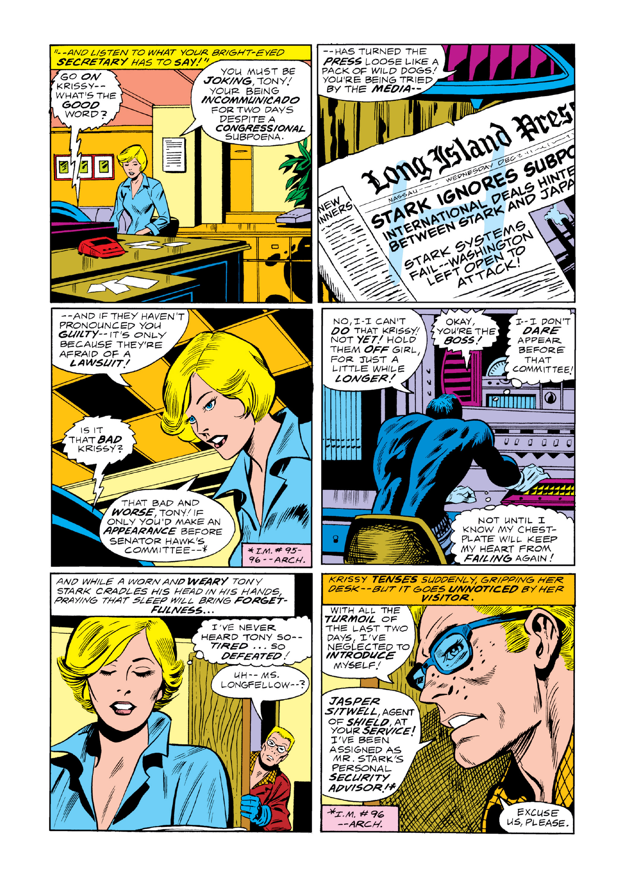 Read online Marvel Masterworks: The Invincible Iron Man comic -  Issue # TPB 12 (Part 1) - 64