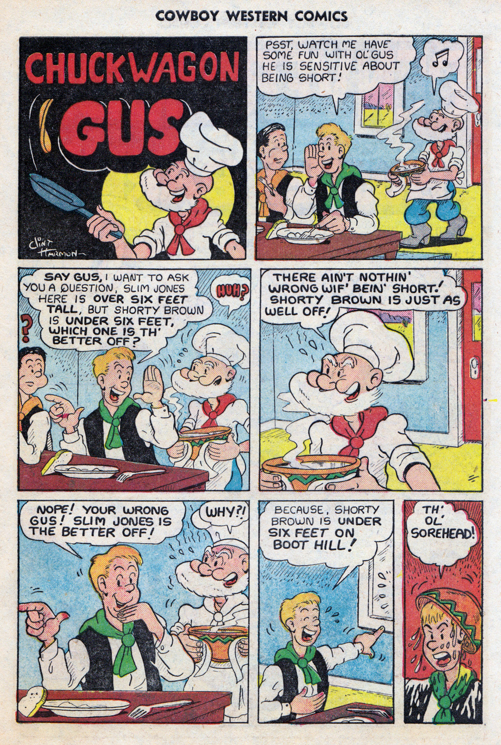 Read online Cowboy Western Comics (1948) comic -  Issue #28 - 29
