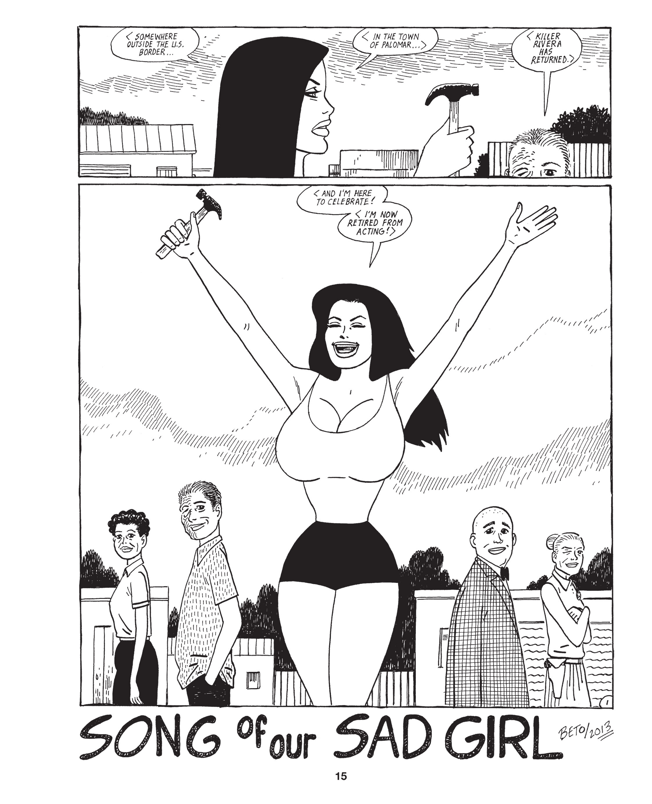 Read online Love and Rockets: New Stories comic -  Issue #6 - 17
