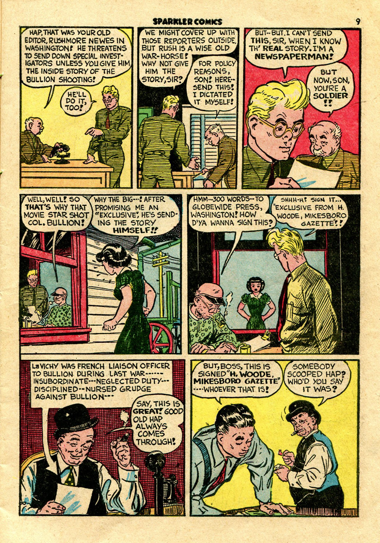 Read online Sparkler Comics comic -  Issue #22 - 11