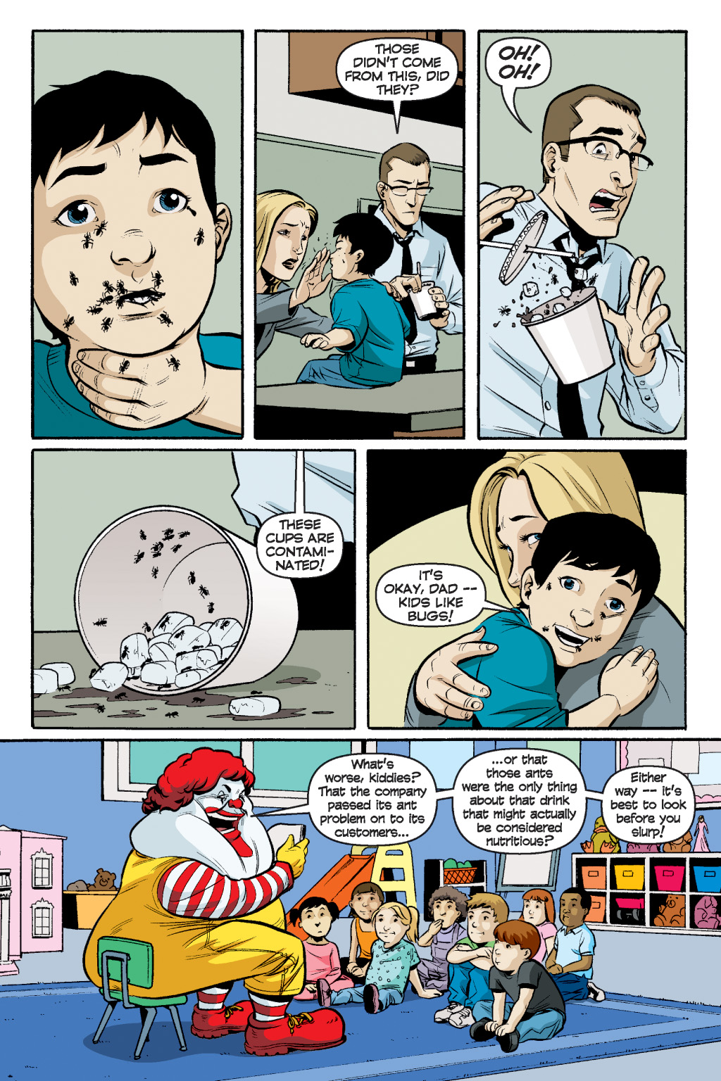 Read online Supersized: Strange Tales from a Fast-Food Culture comic -  Issue # TPB - 37
