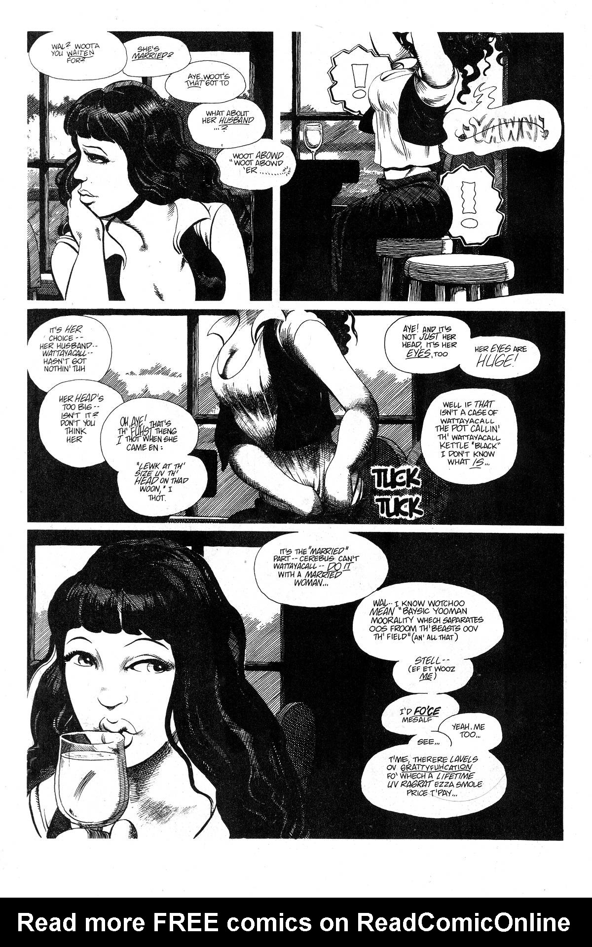 Read online Cerebus comic -  Issue #208 - 6