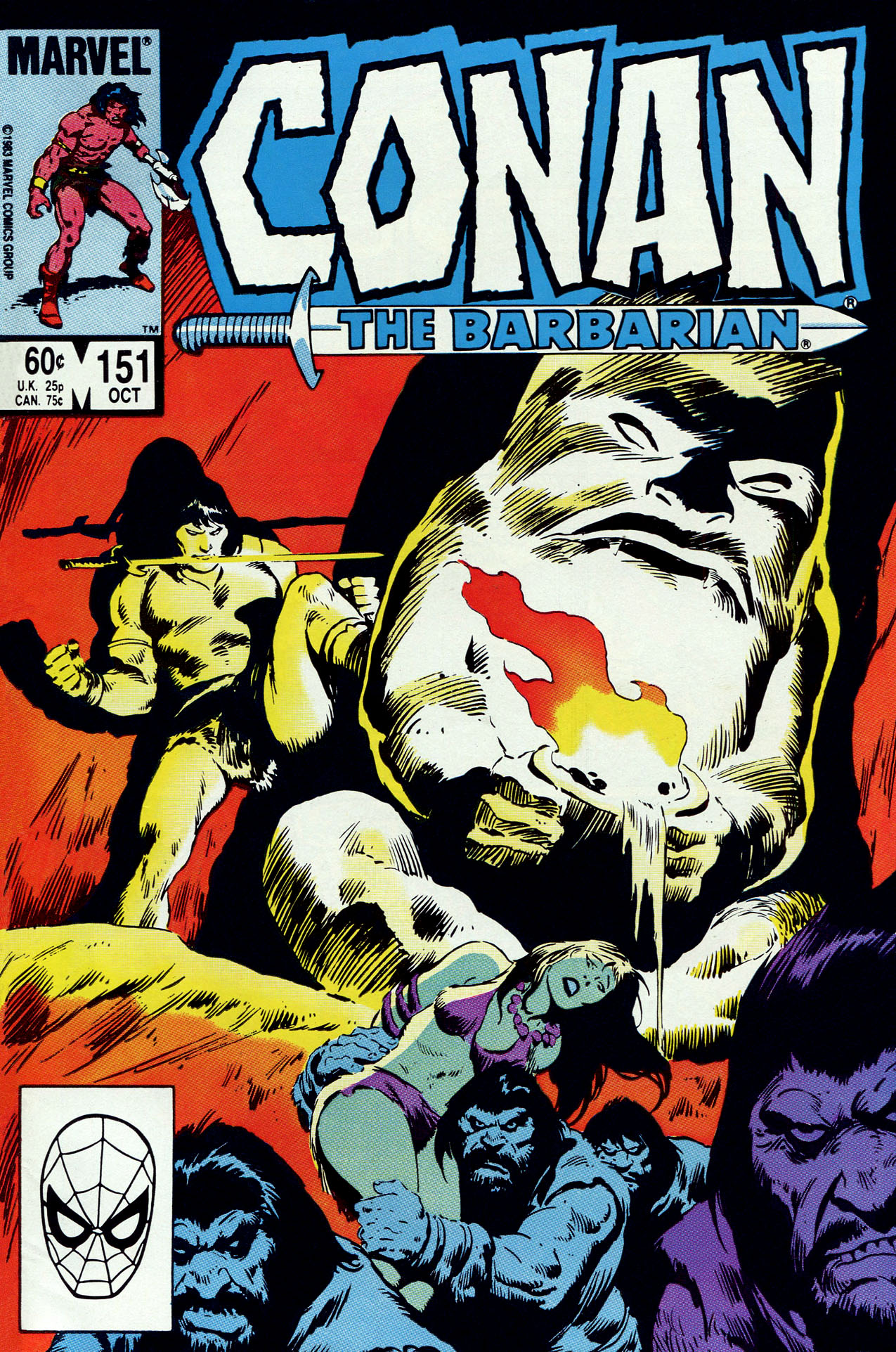 Read online Conan the Barbarian (1970) comic -  Issue #151 - 1