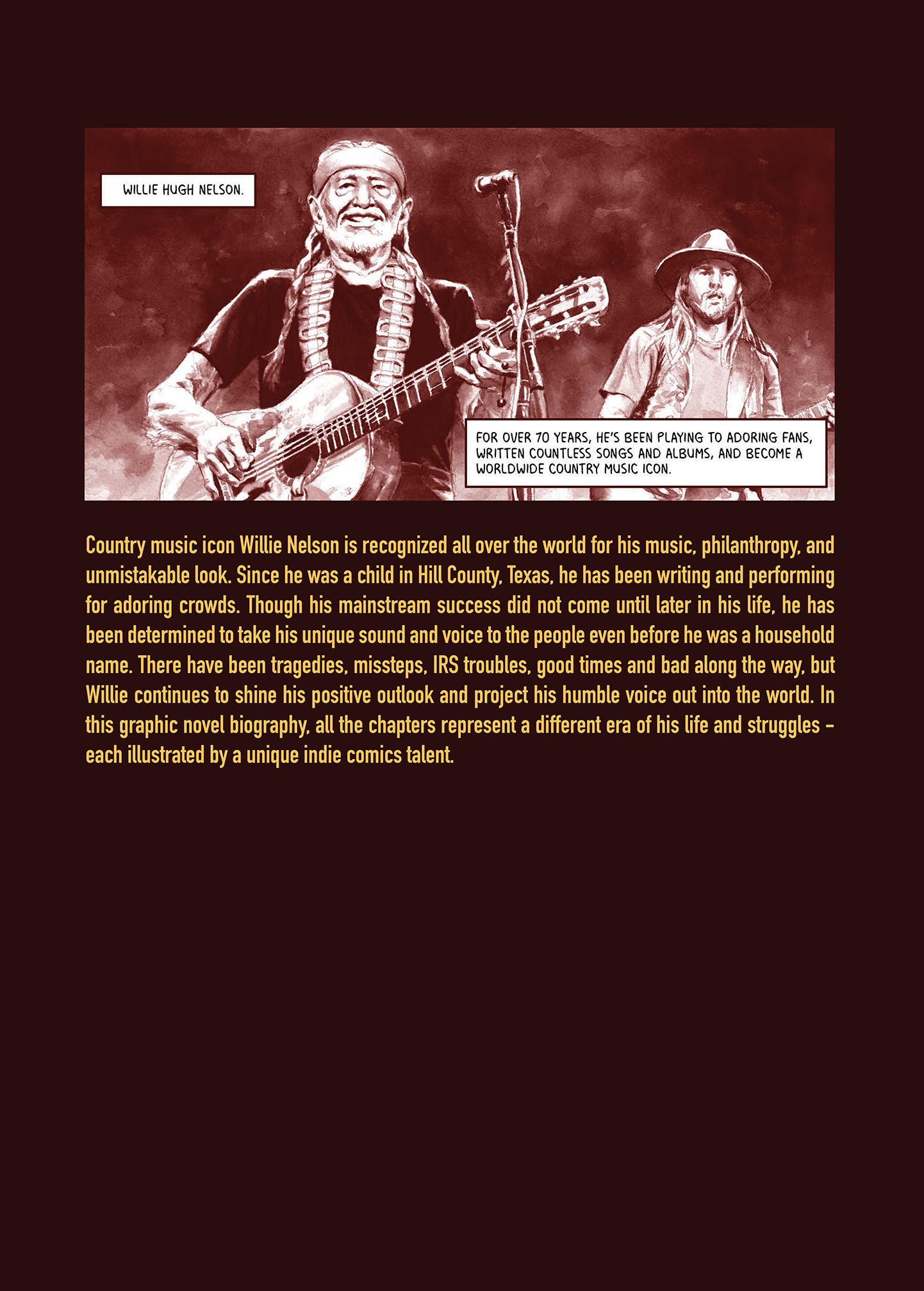 Read online Willie Nelson: A Graphic History comic -  Issue # TPB - 91
