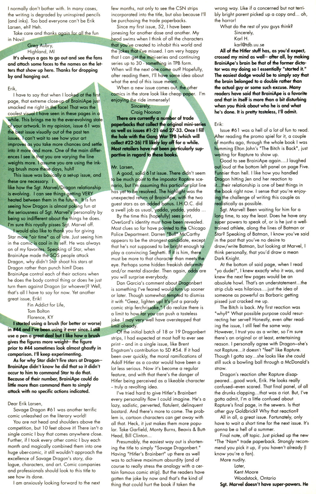 Read online The Savage Dragon (1993) comic -  Issue #63 - 28