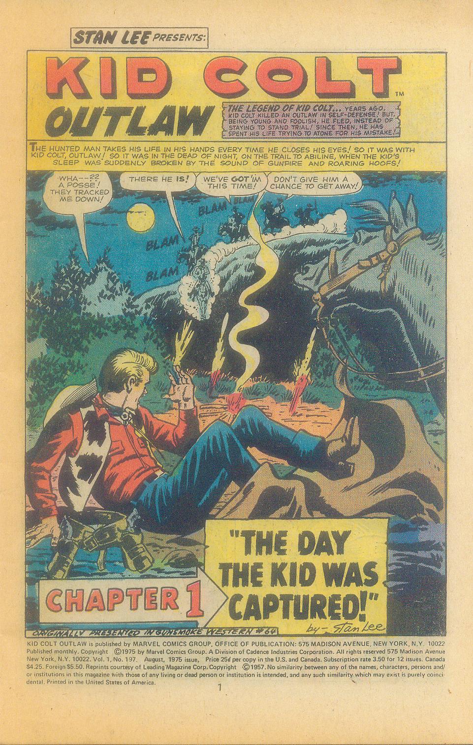 Read online Kid Colt Outlaw comic -  Issue #197 - 3