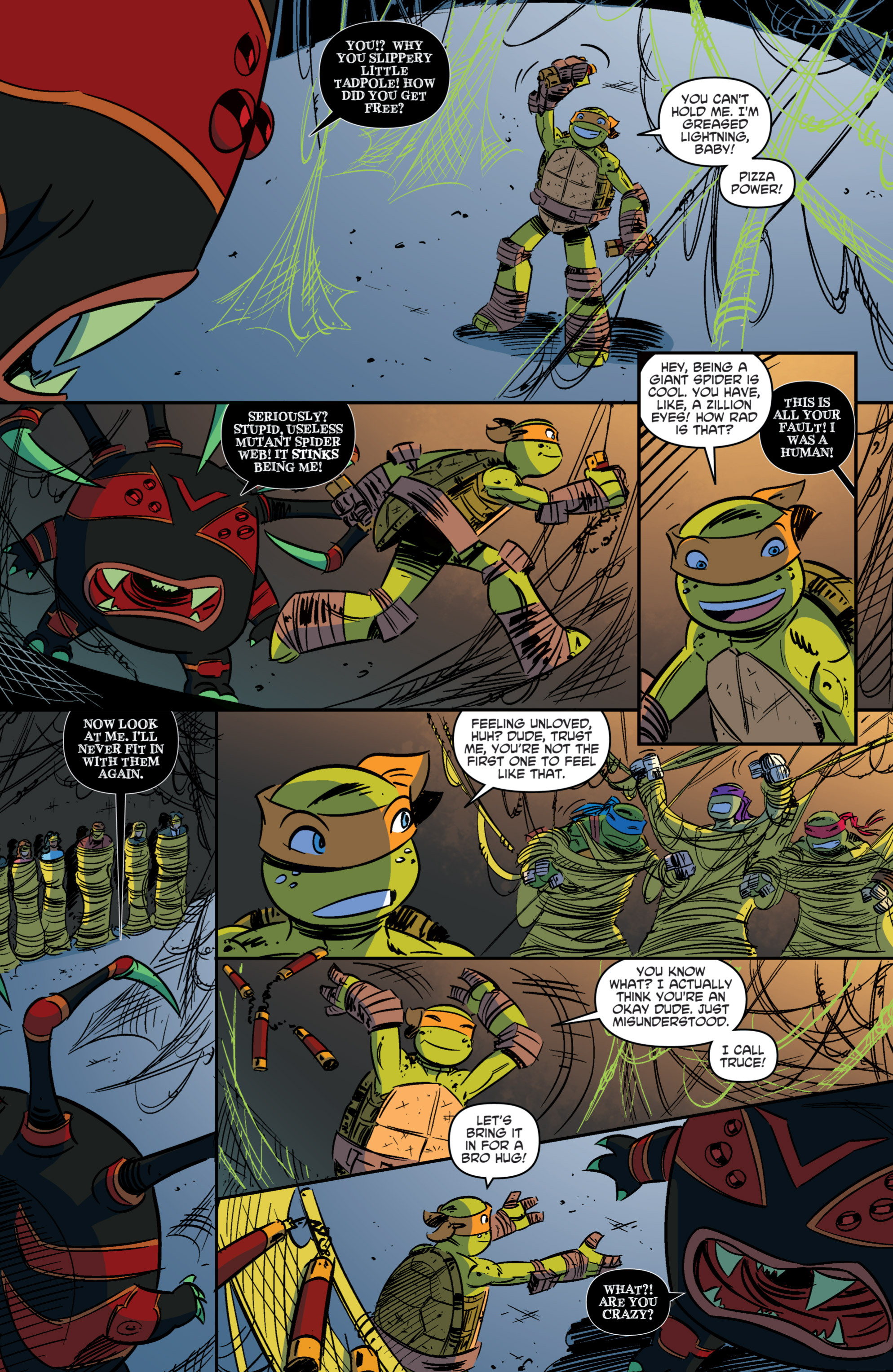 Read online Teenage Mutant Ninja Turtles New Animated Adventures comic -  Issue #10 - 10