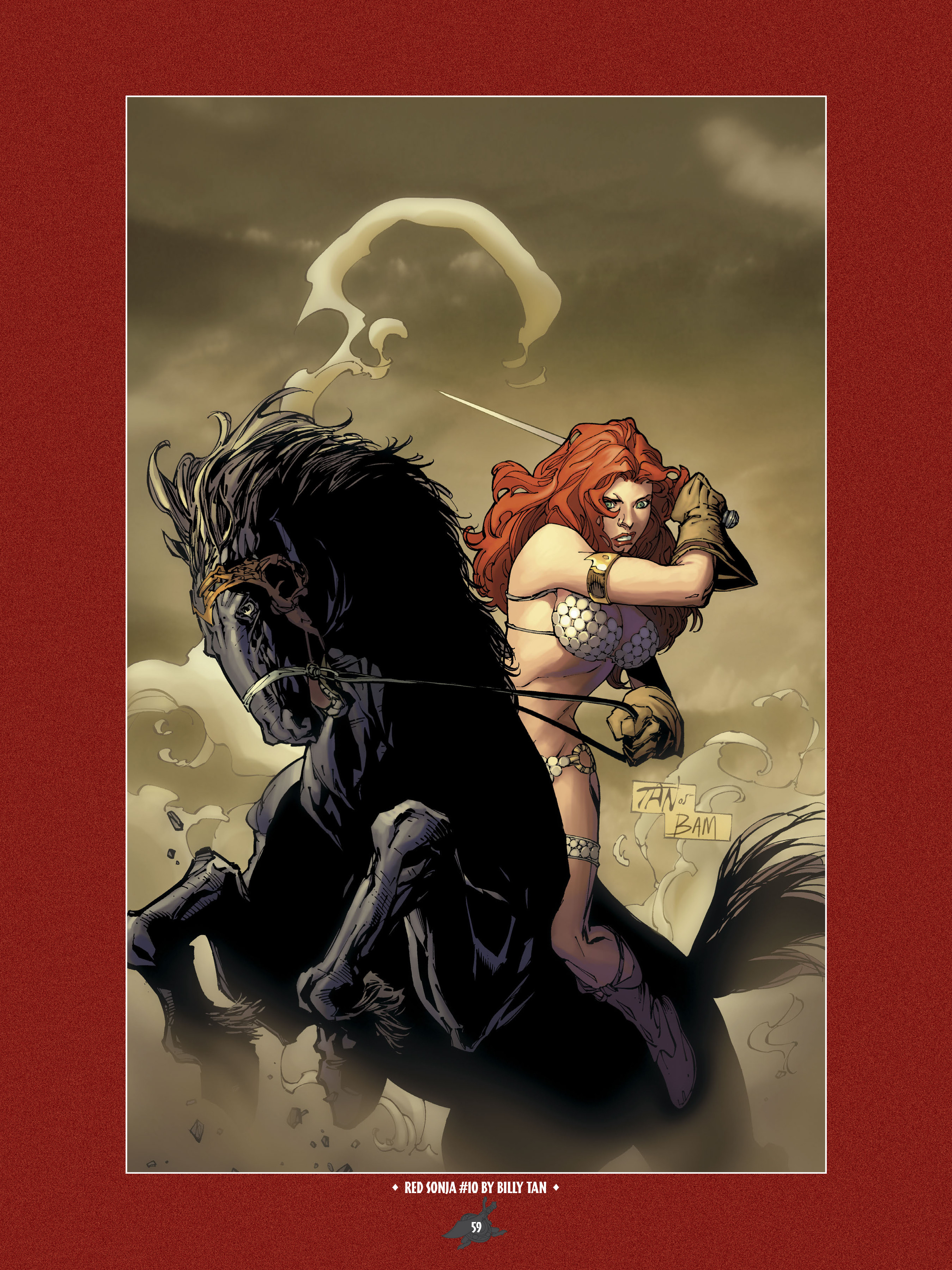 Read online The Art of Red Sonja comic -  Issue # TPB 1 (Part 1) - 58