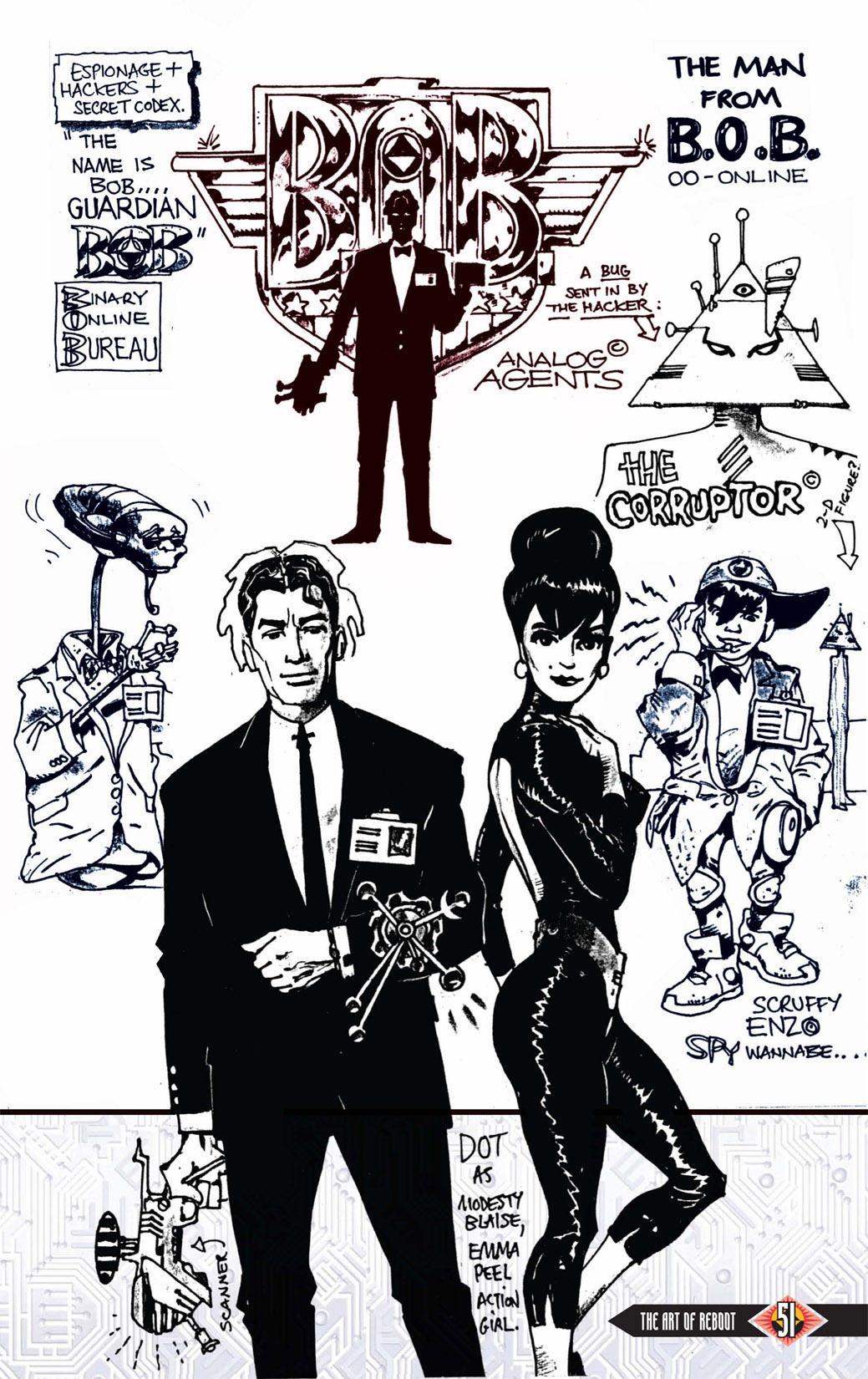 Read online The Art of Reboot comic -  Issue # TPB - 50