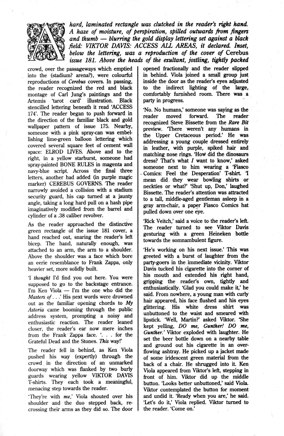 Read online Cerebus comic -  Issue #184 - 13