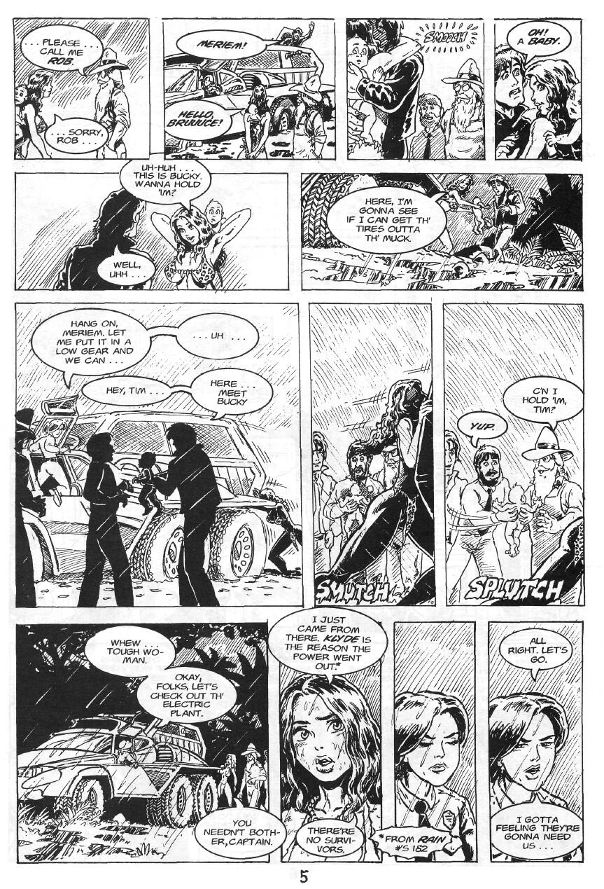 Read online Cavewoman: Rain comic -  Issue #4 - 9
