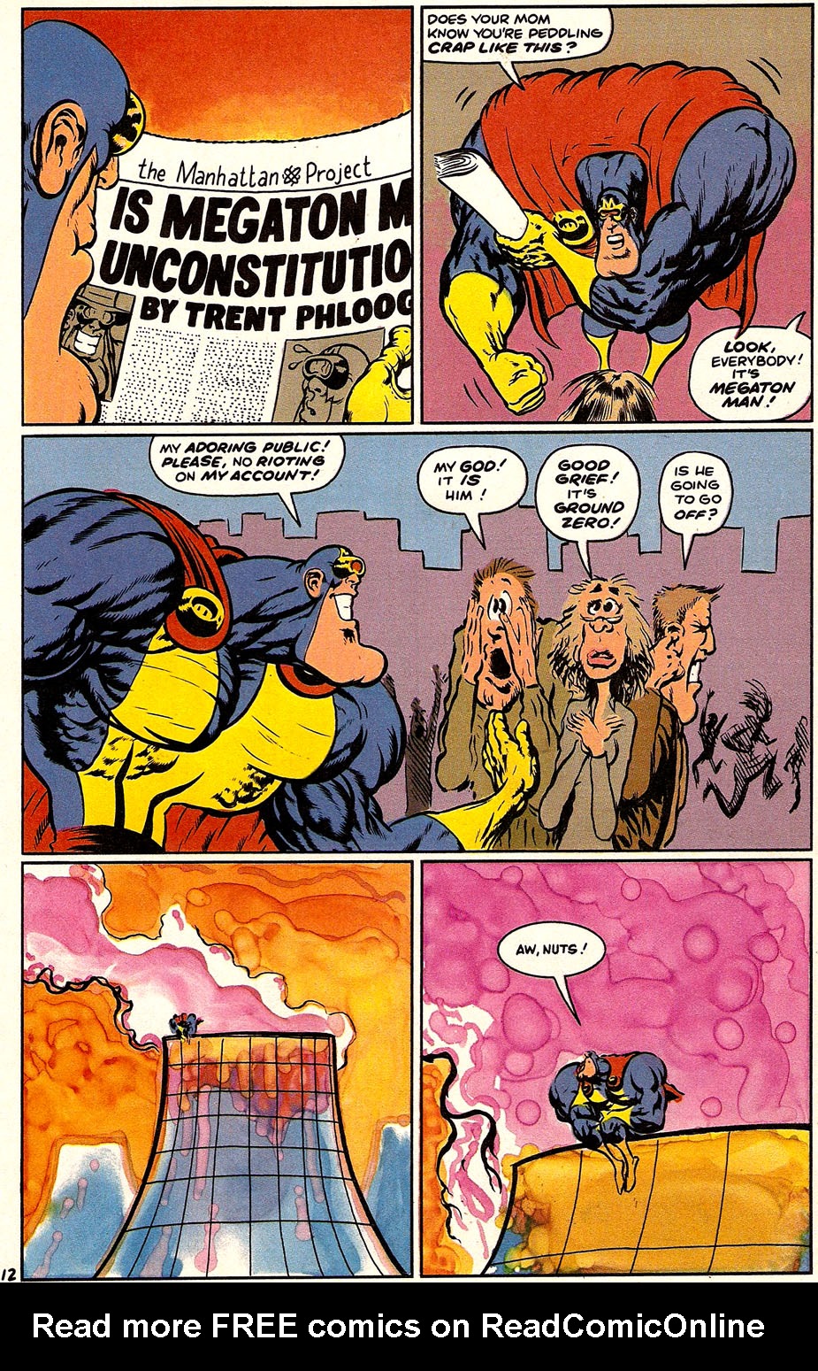 Read online Megaton Man comic -  Issue #8 - 14