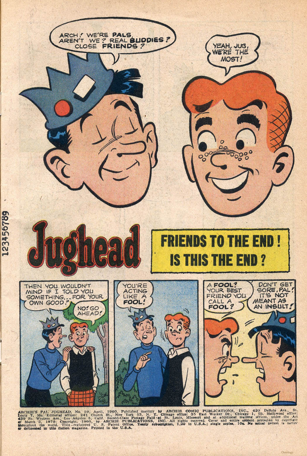 Read online Archie's Pal Jughead comic -  Issue #59 - 3