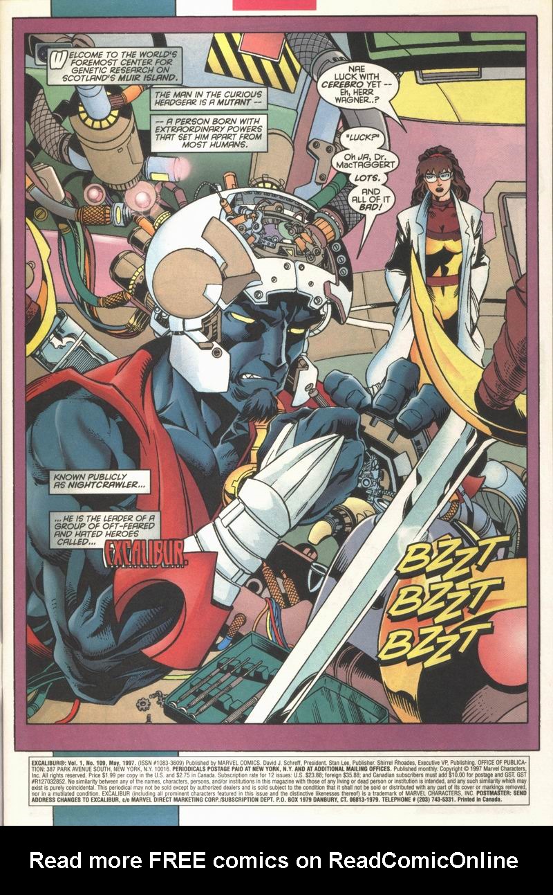 Read online Excalibur (1988) comic -  Issue #109 - 2