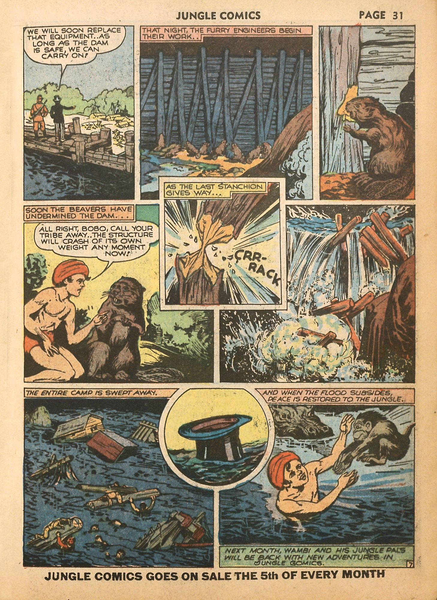 Read online Jungle Comics comic -  Issue #13 - 33