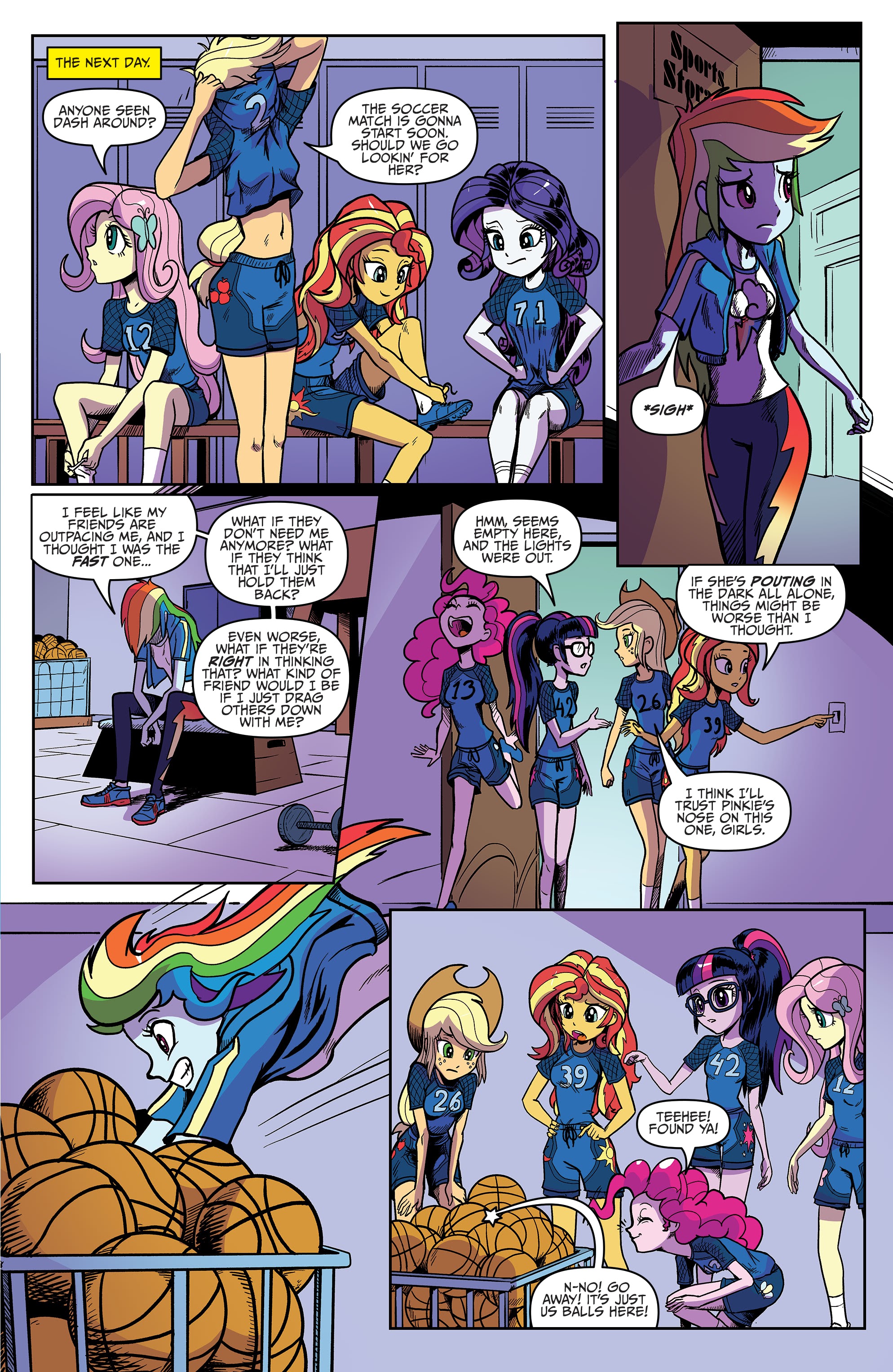 Read online My Little Pony Equestria Girls: Canterlot High: March Radness comic -  Issue # Full - 30