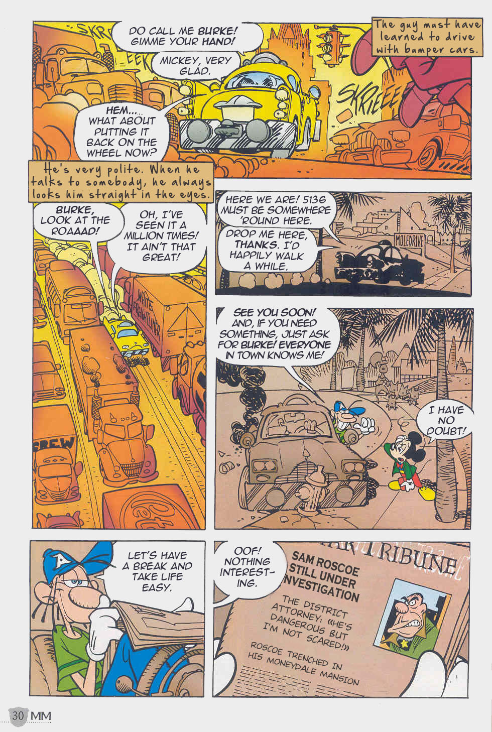 Read online Mickey Mouse Mystery Magazine comic -  Issue #0 - 30
