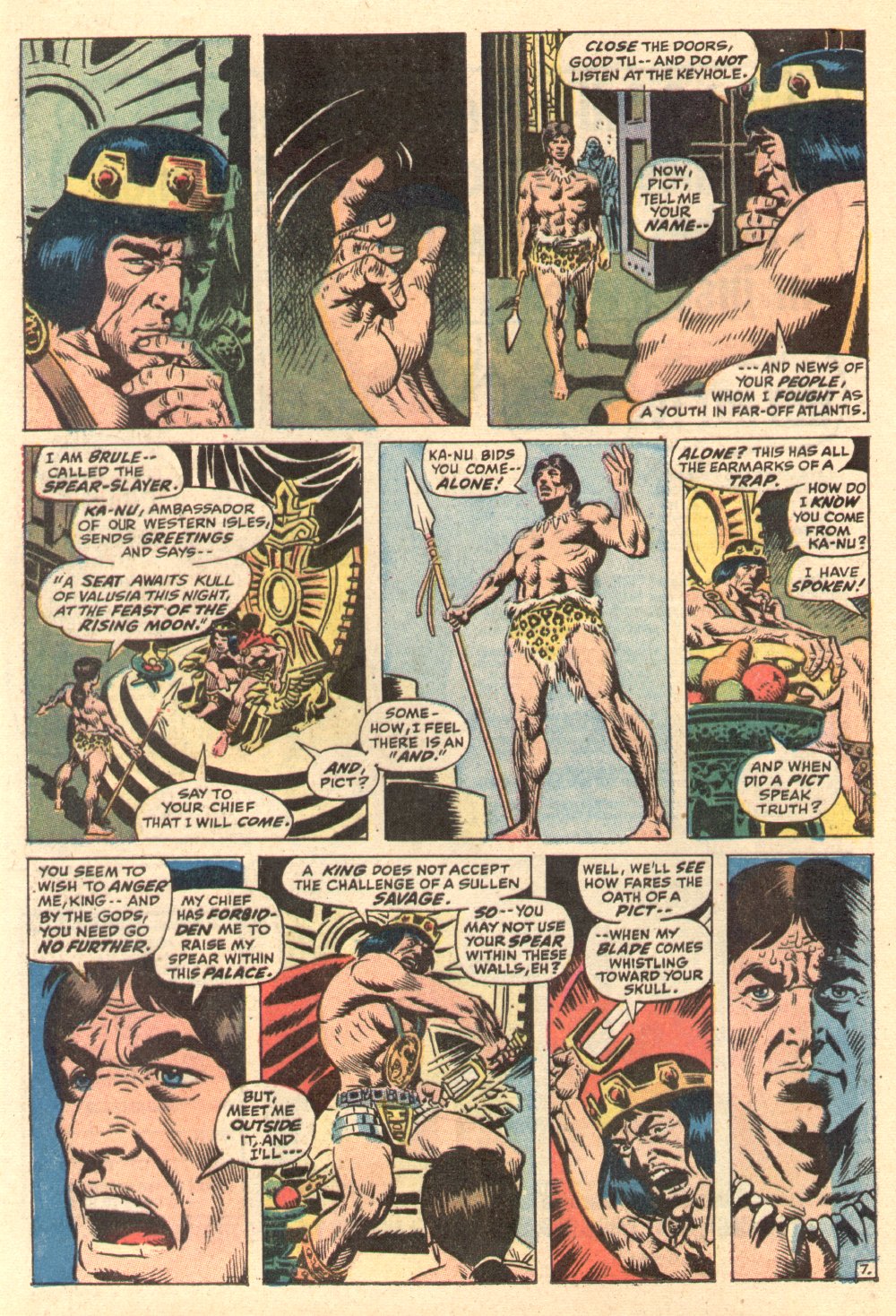Read online Kull, the Conqueror (1971) comic -  Issue #1 - 12