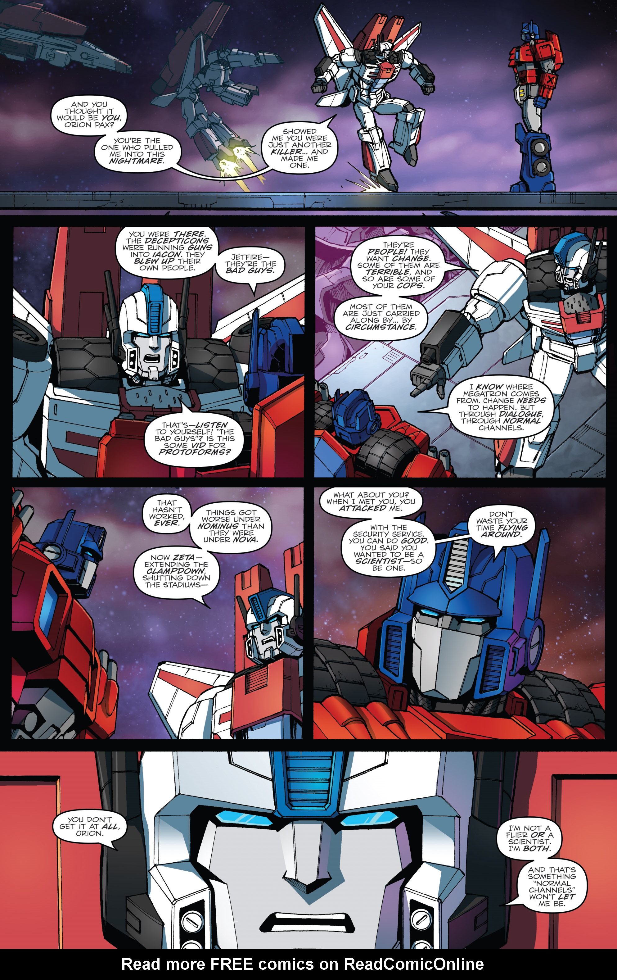 Read online Optimus Prime comic -  Issue #8 - 12