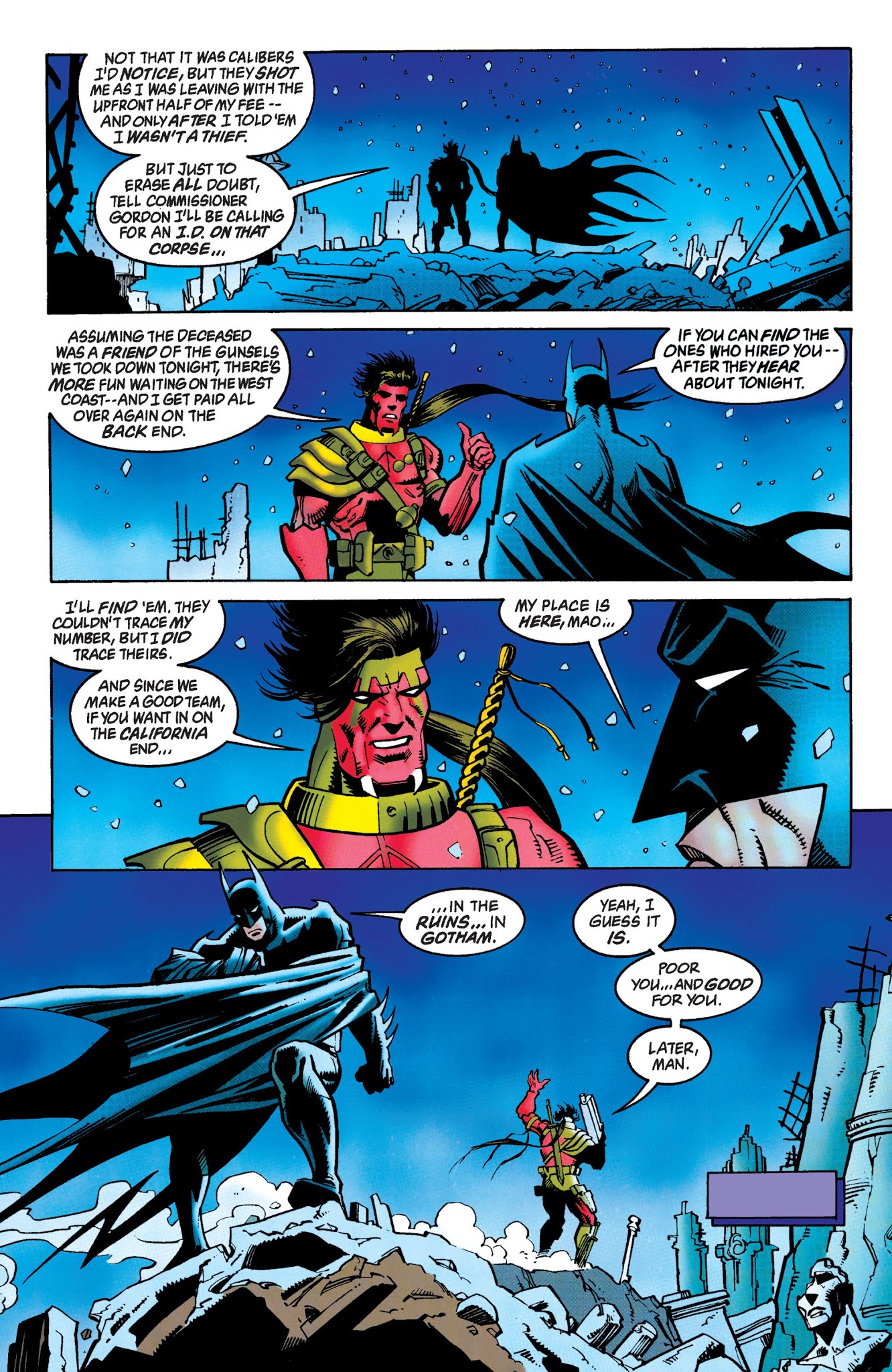 Read online Batman: Road To No Man's Land comic -  Issue # TPB 1 - 212