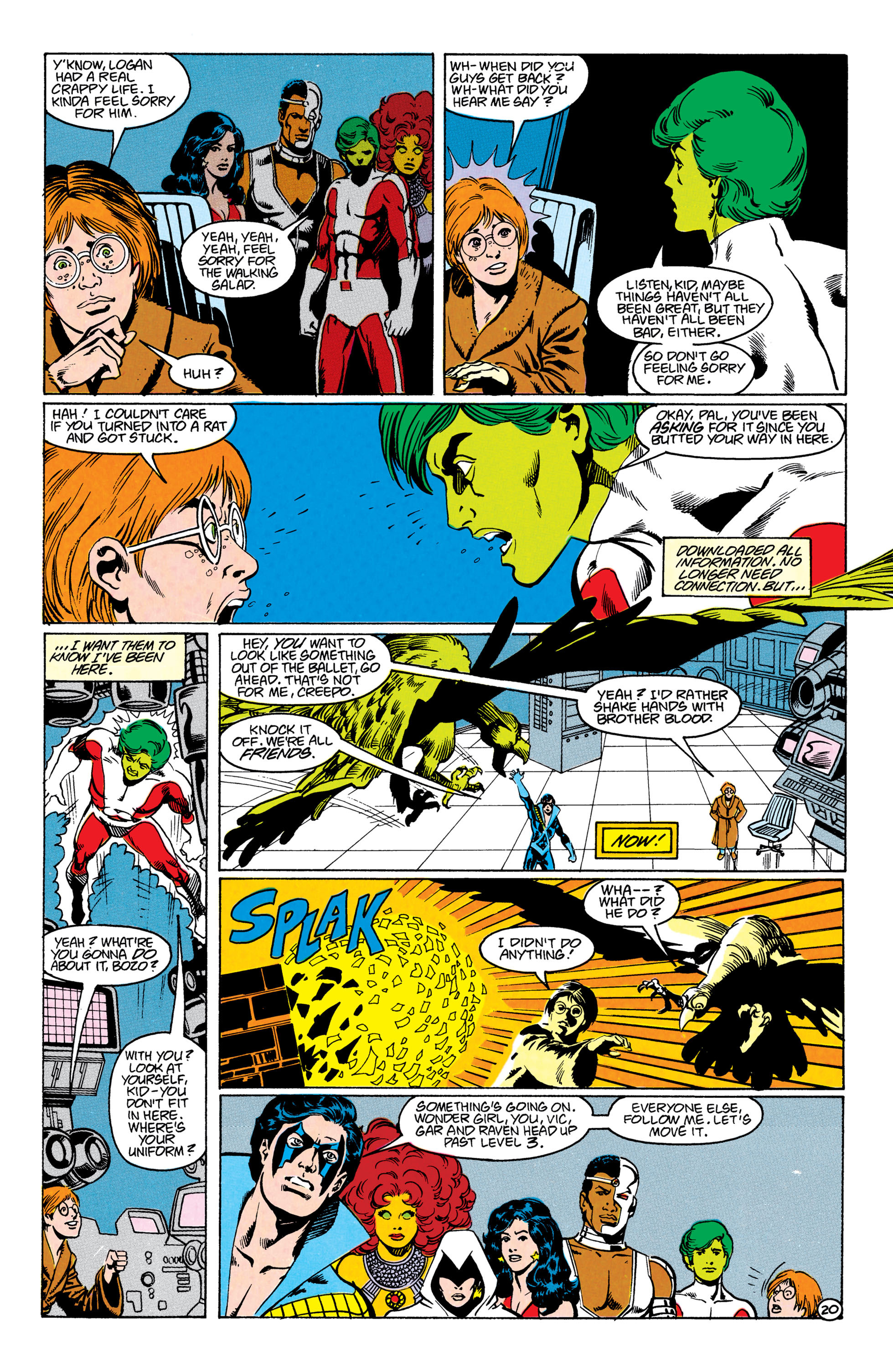Read online The New Teen Titans (1984) comic -  Issue #47 - 21