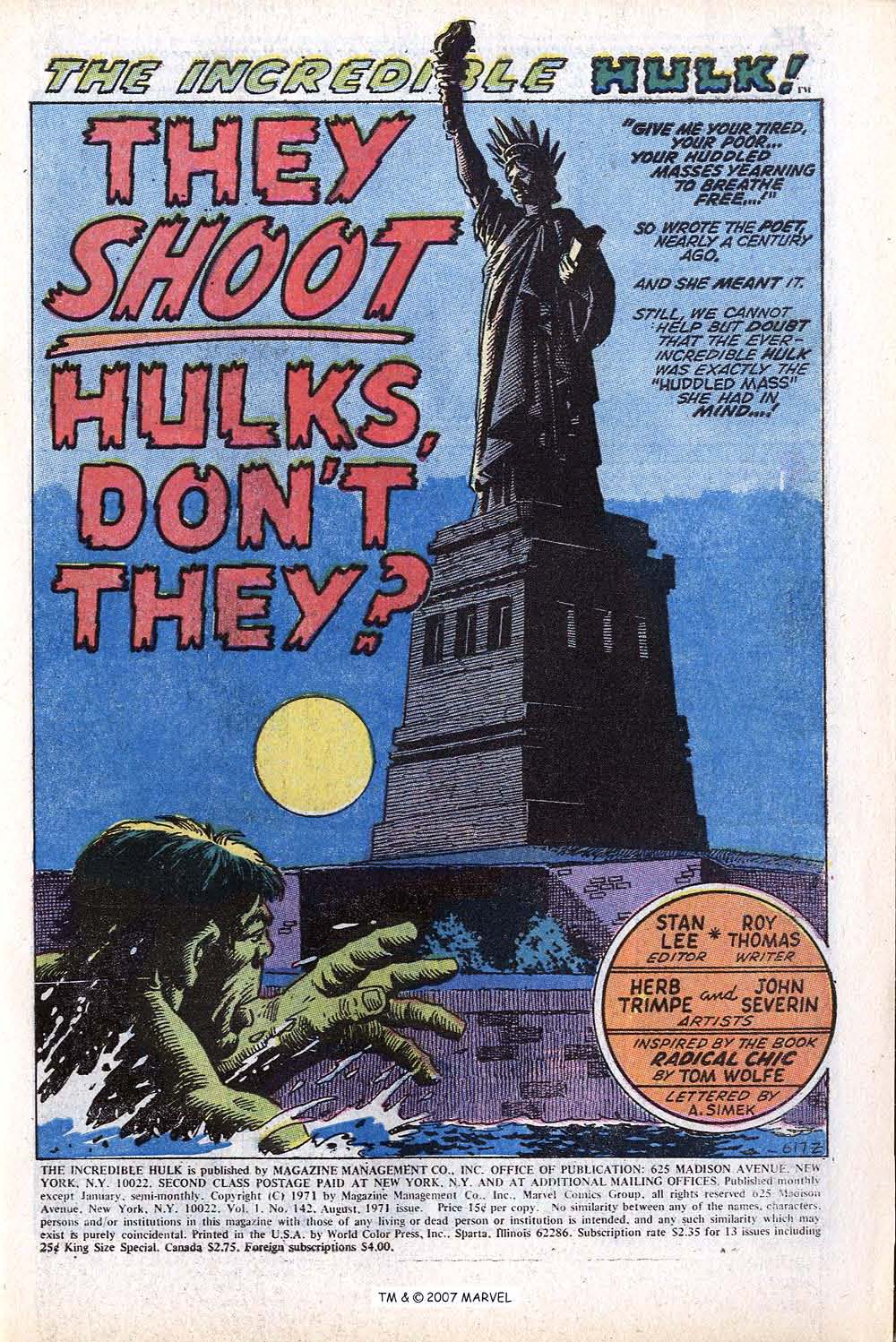 Read online The Incredible Hulk (1968) comic -  Issue #142 - 3