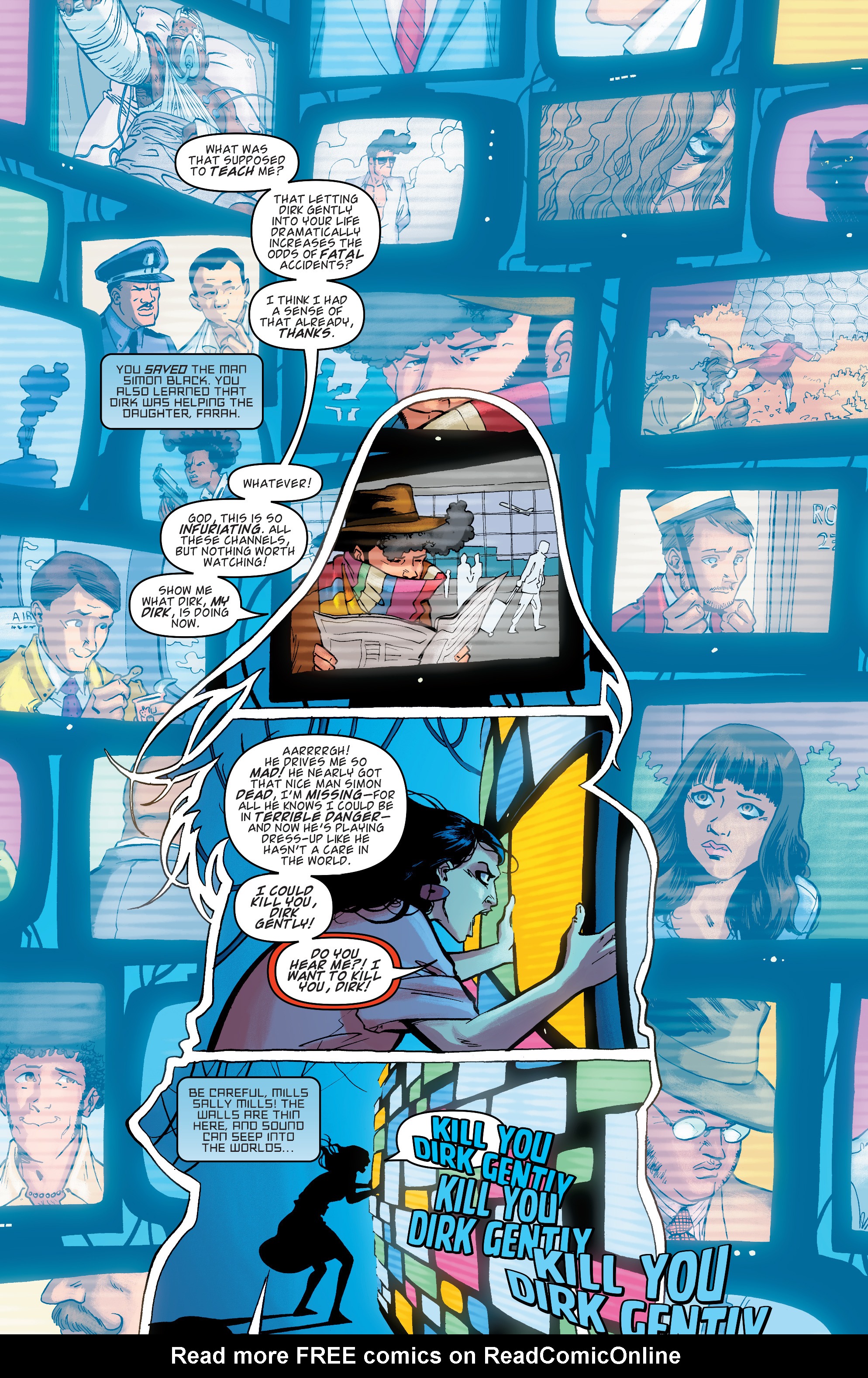 Read online Dirk Gently's Holistic Detective Agency: The Salmon of Doubt comic -  Issue #5 - 16