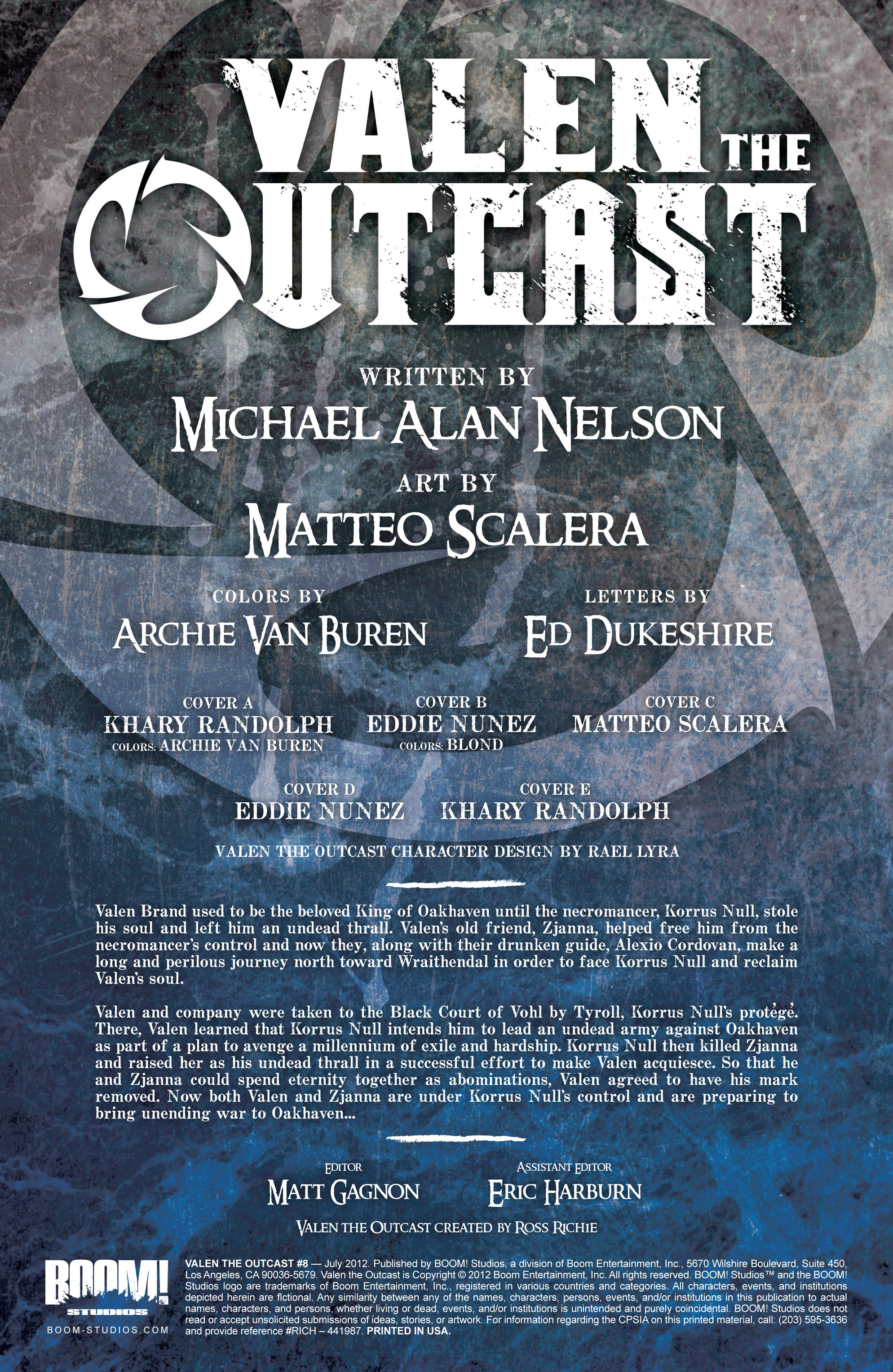 Read online Valen the Outcast comic -  Issue #8 - 6