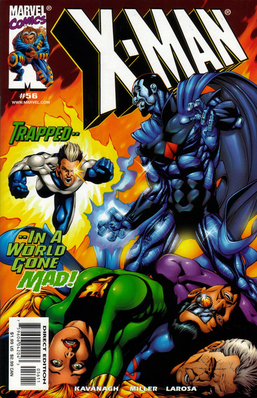 Read online X-Man comic -  Issue #56 - 1