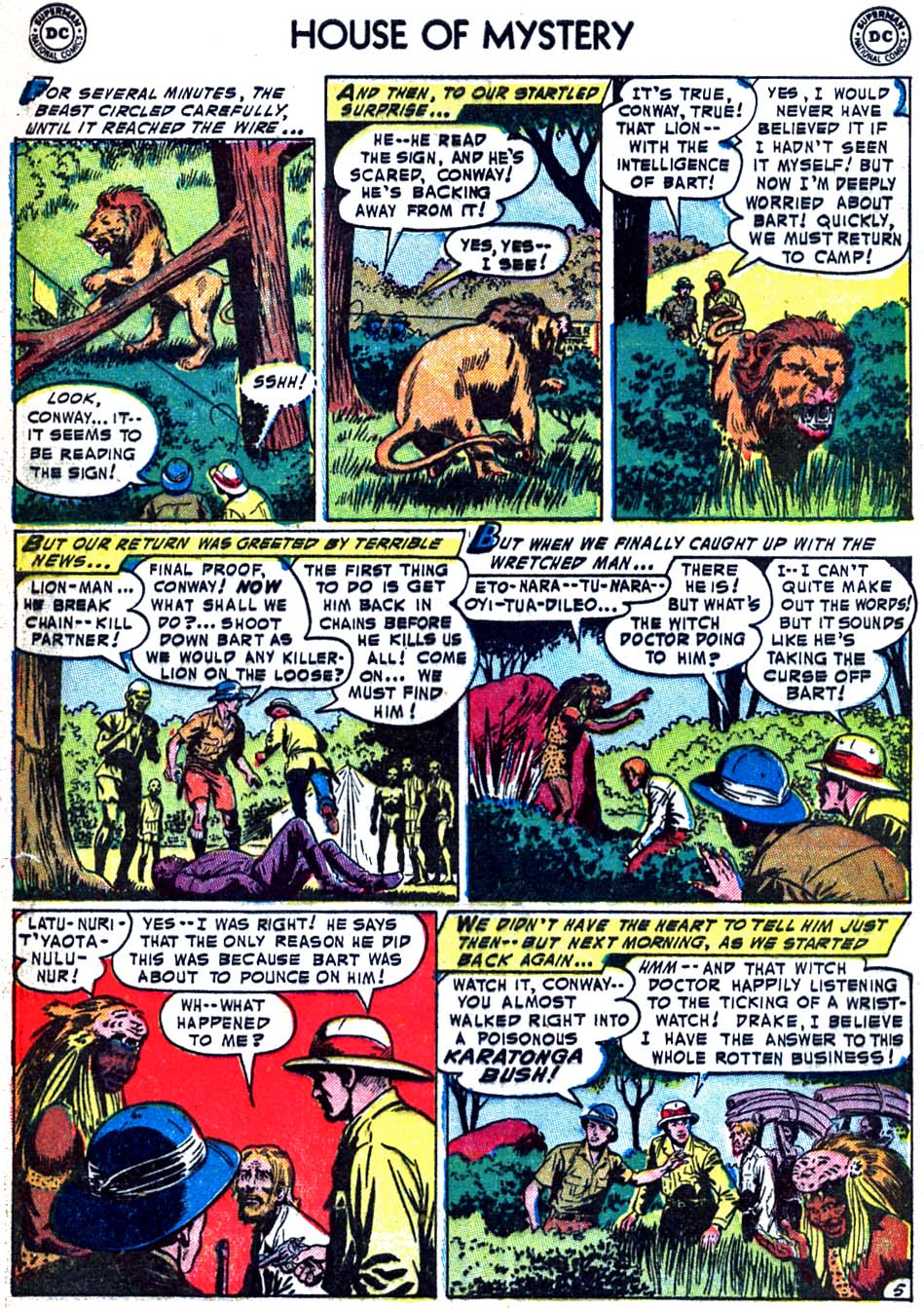 Read online House of Mystery (1951) comic -  Issue #29 - 32
