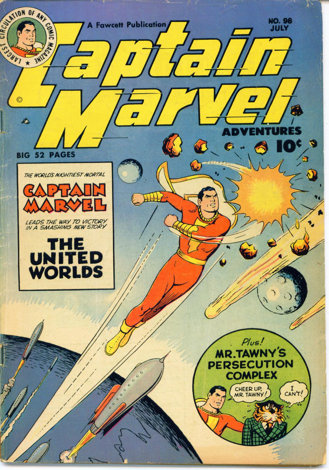 Read online Captain Marvel Adventures comic -  Issue #98 - 1