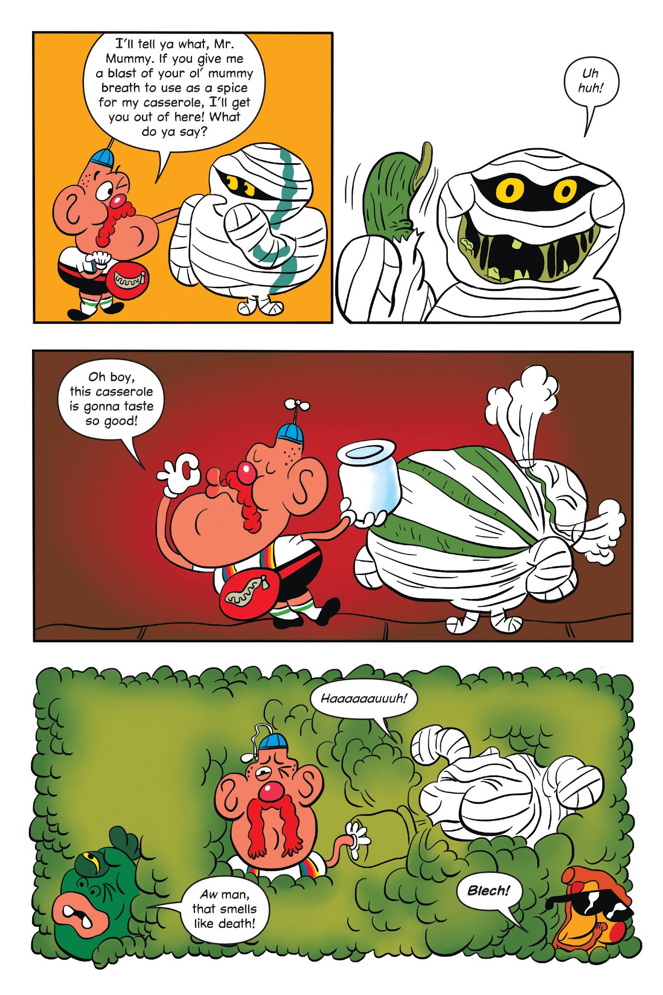 Read online Uncle Grandpa and the Time Casserole comic -  Issue # TPB - 91