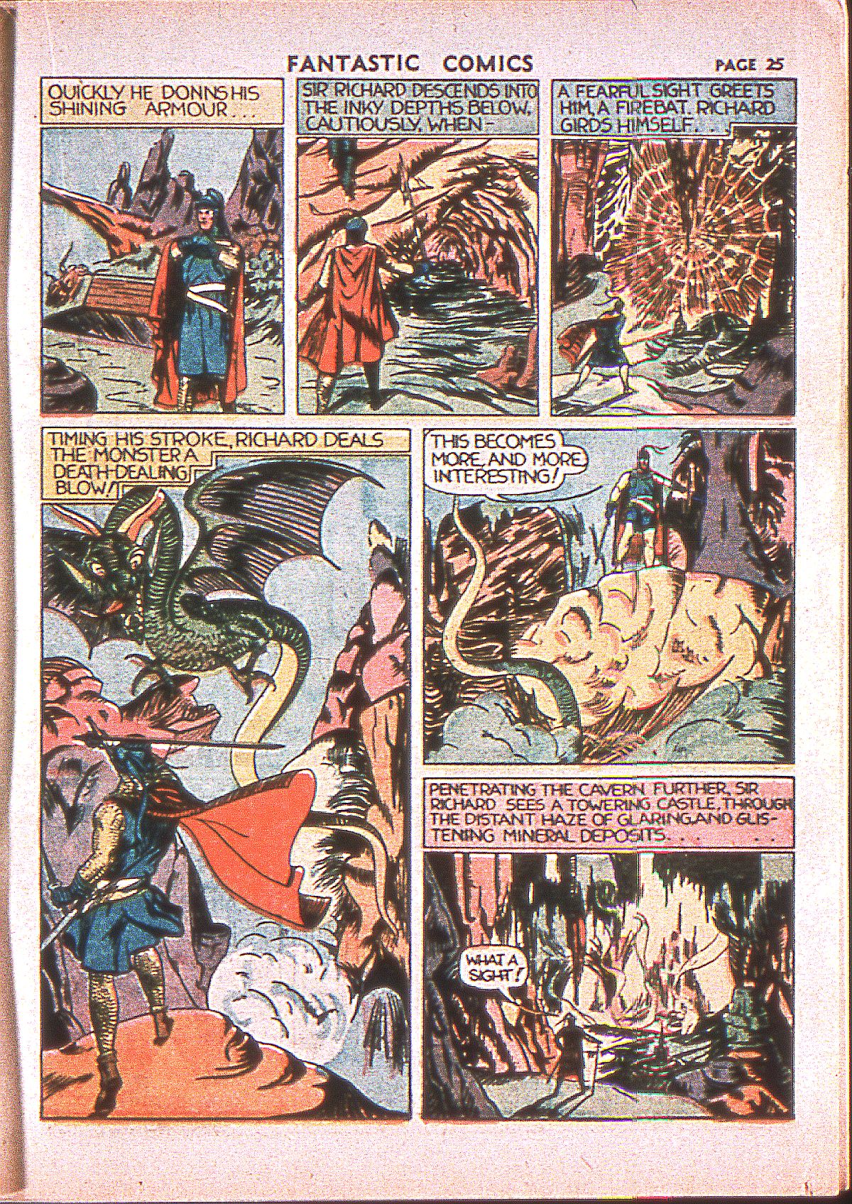 Read online Fantastic Comics comic -  Issue #1 - 28