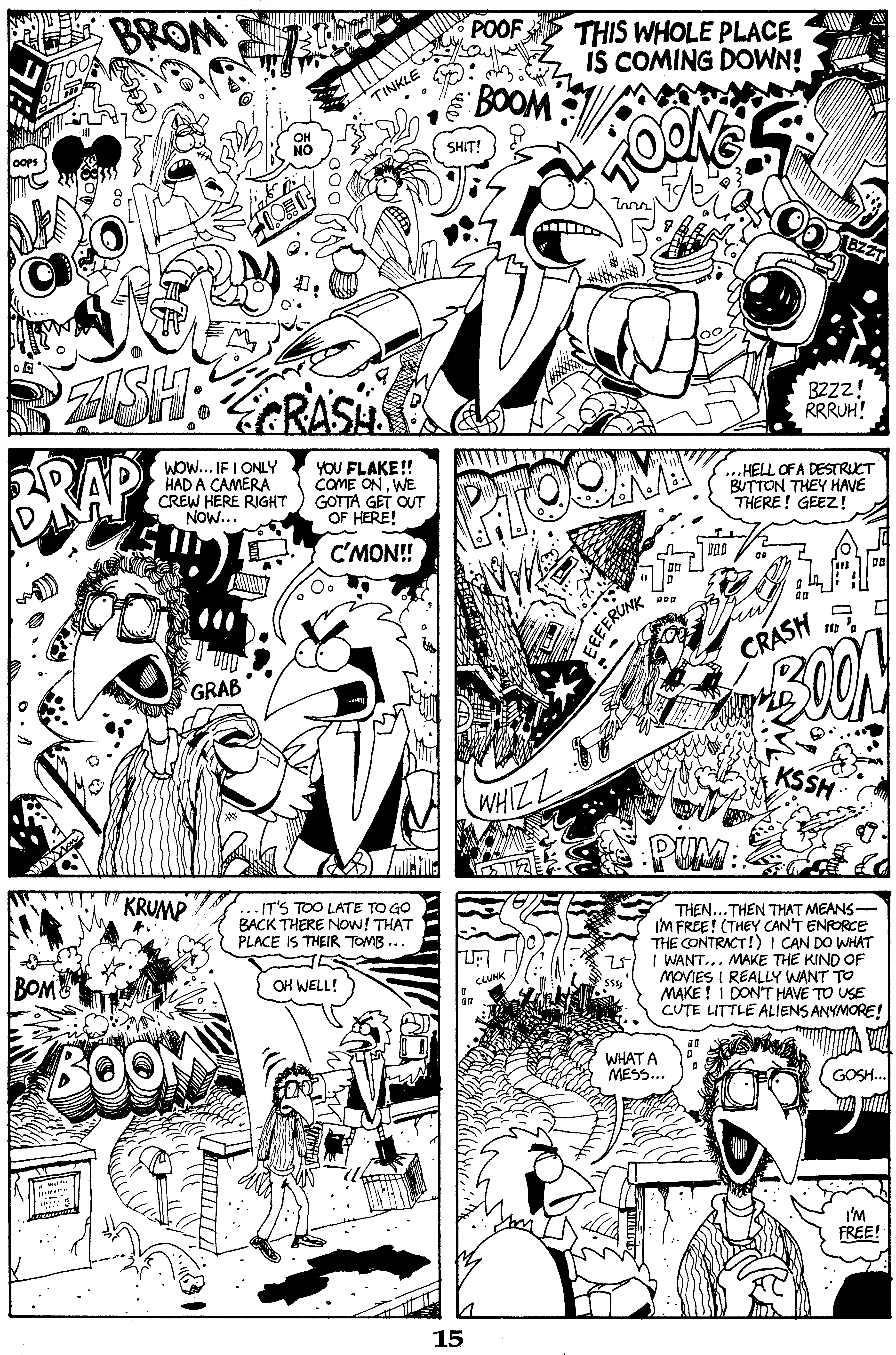 Read online Critters comic -  Issue #30 - 17