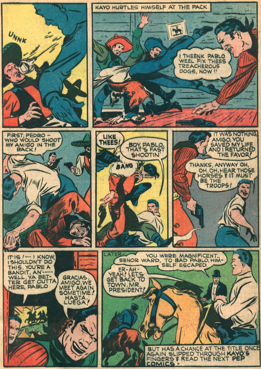Read online Pep Comics comic -  Issue #26 - 60